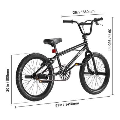 VEVOR BMX Bike, 20 Inch Wheel Freestyle Bike, BMX Race Bike with 360 Rotor and 4 Pegs, Beginner Level BMX to Advanced Riders Black SS24004 - Best Buy VEVOR BMX Bike, 20 Inch Wheel Freestyle Bike, BMX Race Bike with 360 Rotor and 4 Pegs, Beginner Level BMX to Advanced Riders Black SS24004 - Best Buy