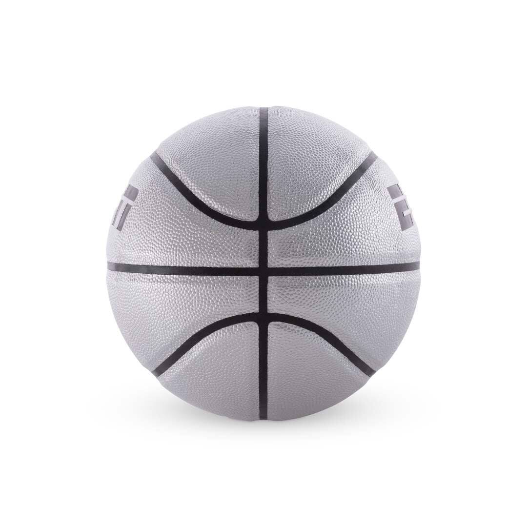Left. ESPN - ESPN Silver Basketball 29.5" (TV Ball) - Silver.