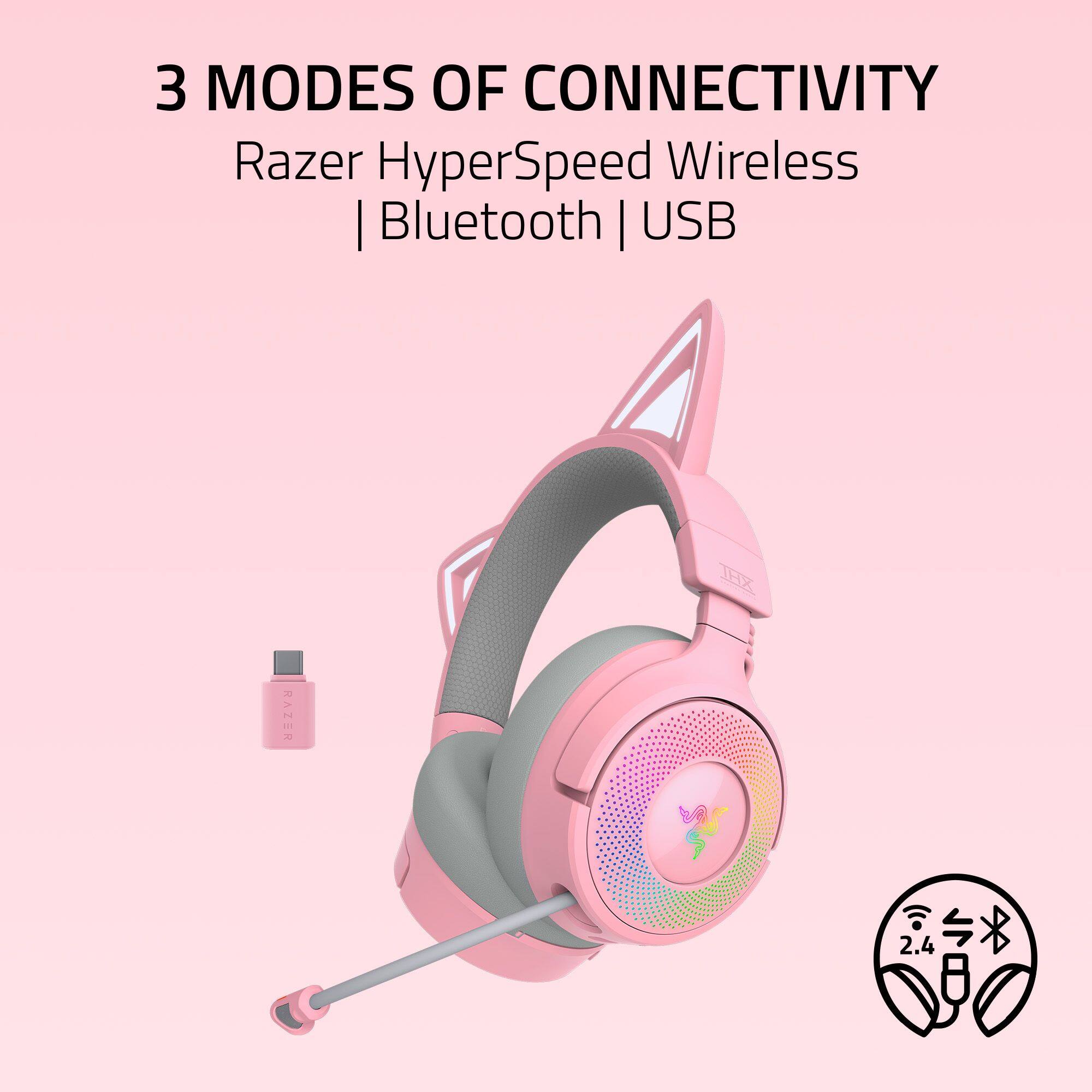 3 MODES OF CONNECTIVITY  
Razer HyperSpeed Wireless | Bluetooth | USB