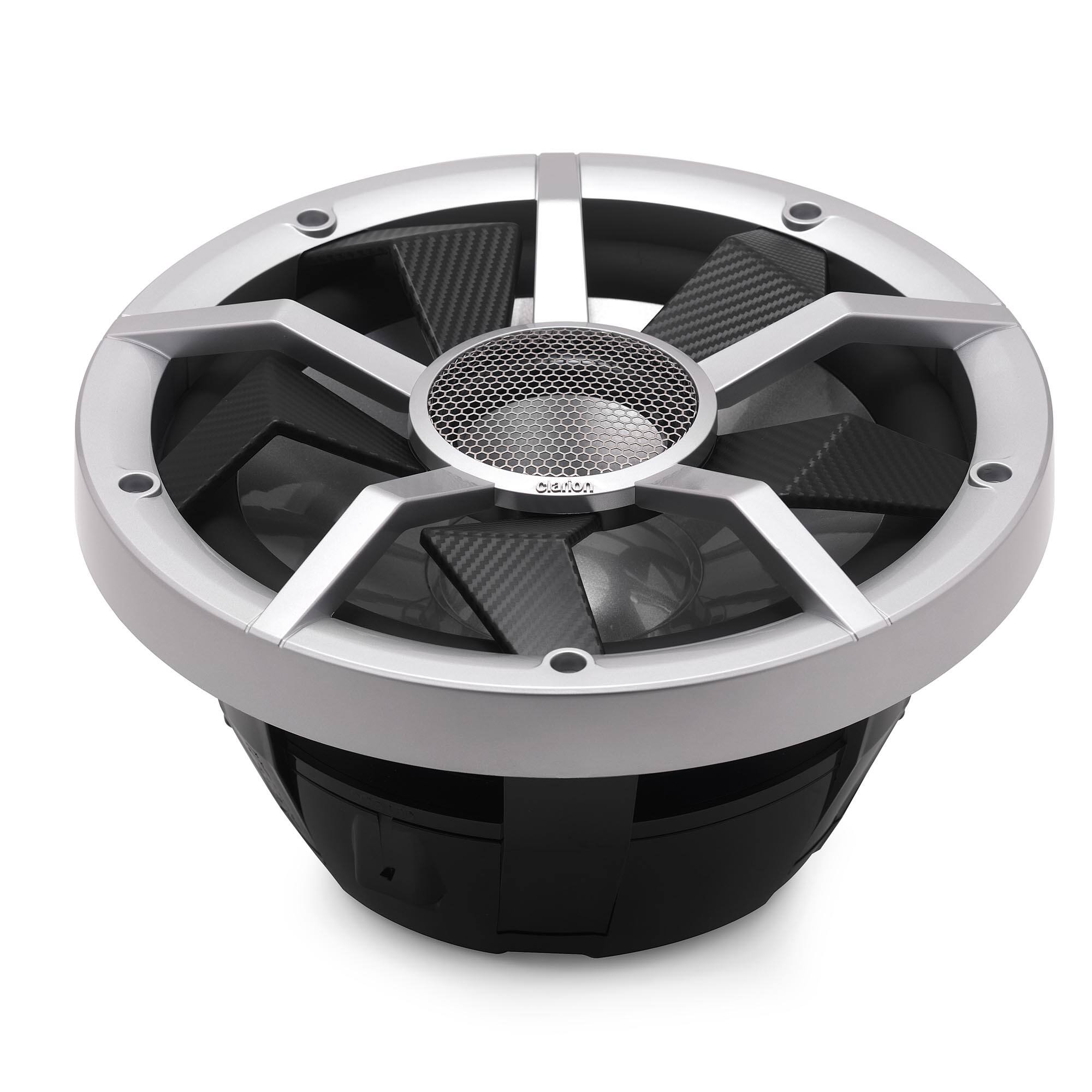 Alt View 10. Clarion - Clarion CM3013WL 12" Marine Subwoofer 300W RMS RGB Illumination IP55 - Black/Gray.