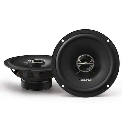 Front. Alpine - Alpine EL-E65-G 6.5" Coaxial 2-Way Speaker Set, Pair - Black/Gray.