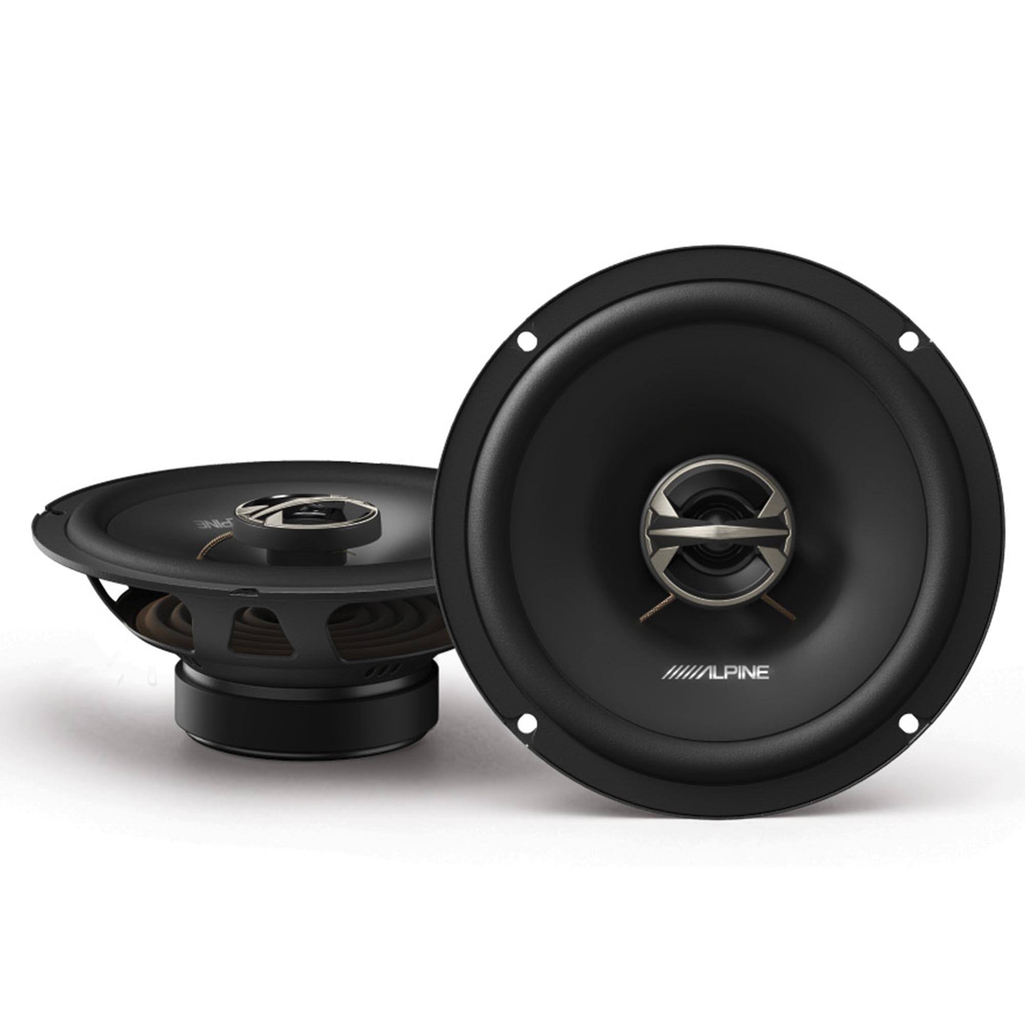 Front. Alpine - Alpine EL-E65-G 6.5" Coaxial 2-Way Speaker Set, Pair - Black/Gray.