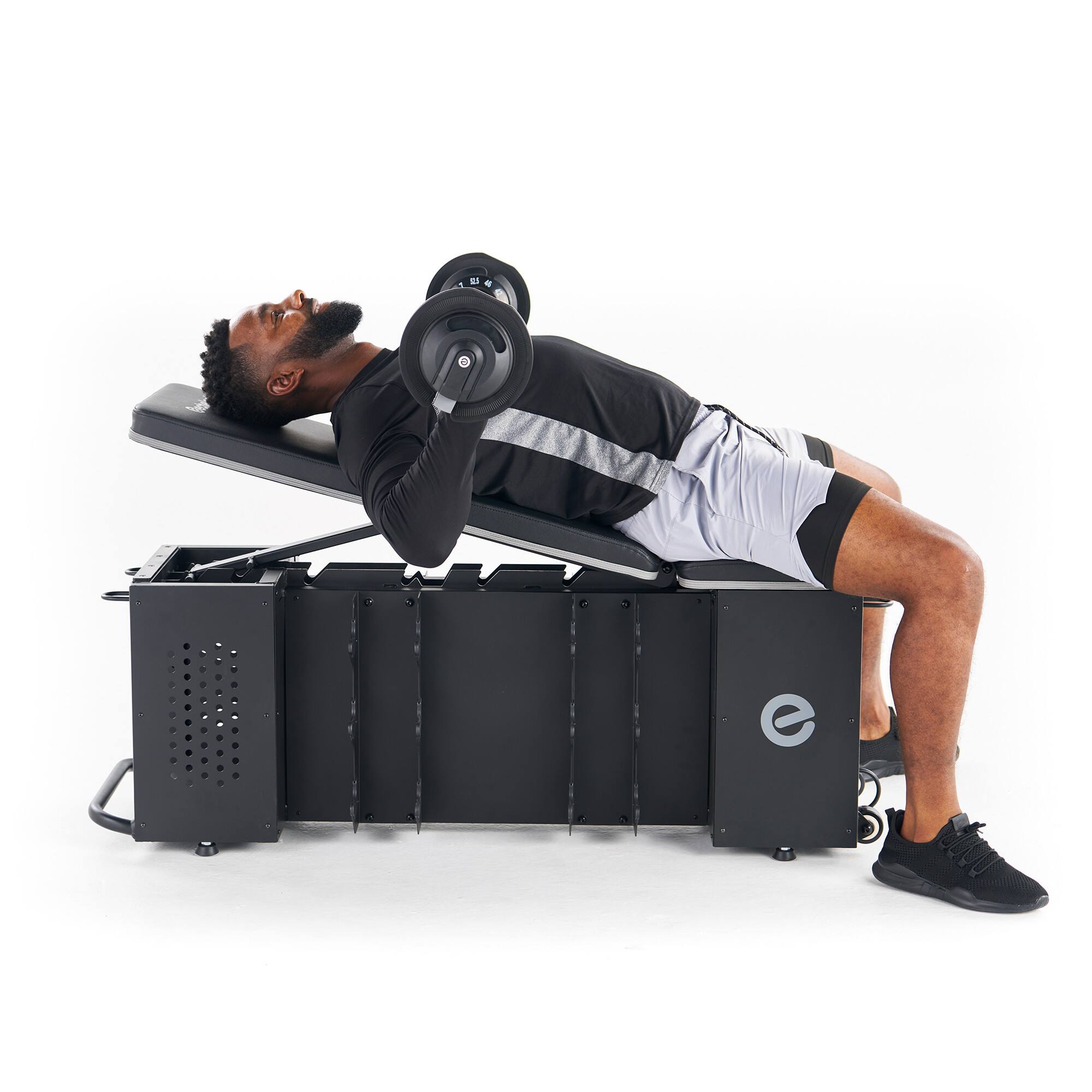 Echelon - Adjustable Weight Bench with 6-Position Backrest & Dumbbell Storage - Black price history on PriceWatchPro