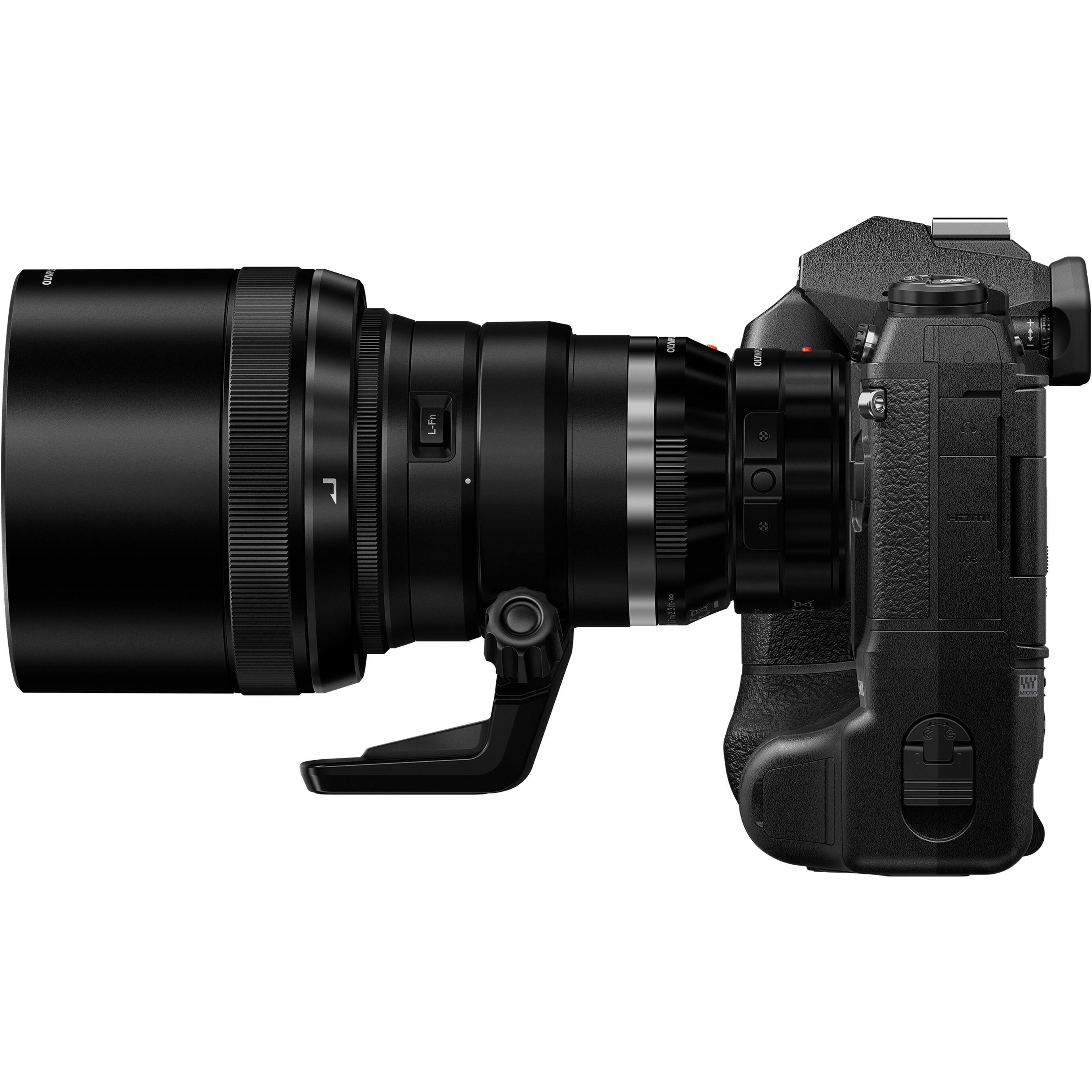 Alt View 17. Olympus - M.ZUIKO DIGITAL 80-600 mm f/5.6-22 Teleconverter Lens For M.Zuiko Digital ED 40-150mm f/2.8 PRO (with firmware v1.3 or - Black.