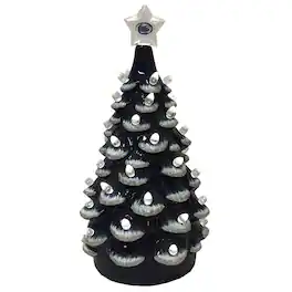 Santa's Workshop - Penn State Nittany Lions 14'' Ceramic Tree - Blue