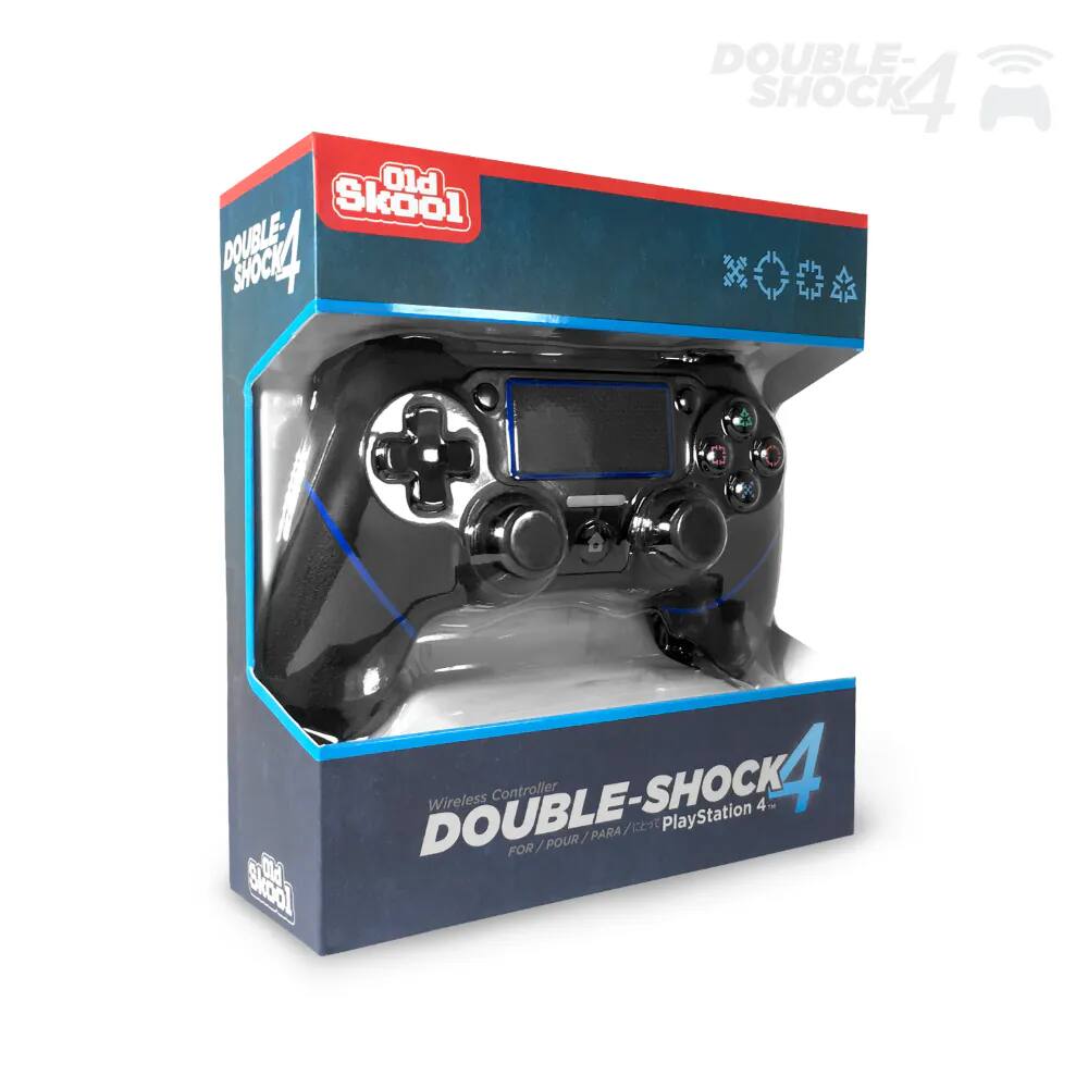 Old Skool DOUBLE-SHOCK 4 Wireless Controller 4 - 4 DOUBLE-SHOCK FOR / POUR / PARA PlayStation 4