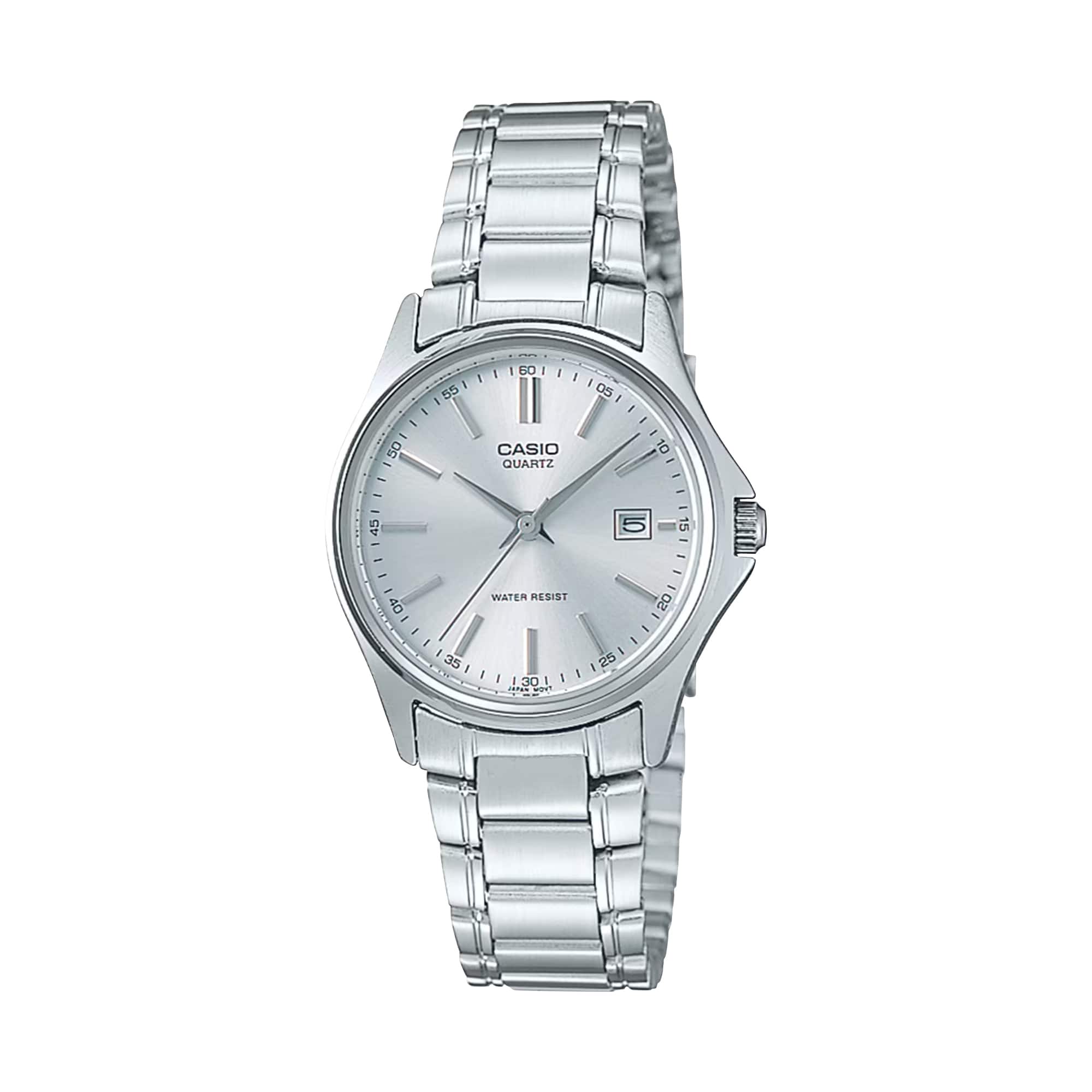 Casio - Women’s Dial Analog Watch with Stainless Steel Bracelet - LTP-1183A-7A - Silver