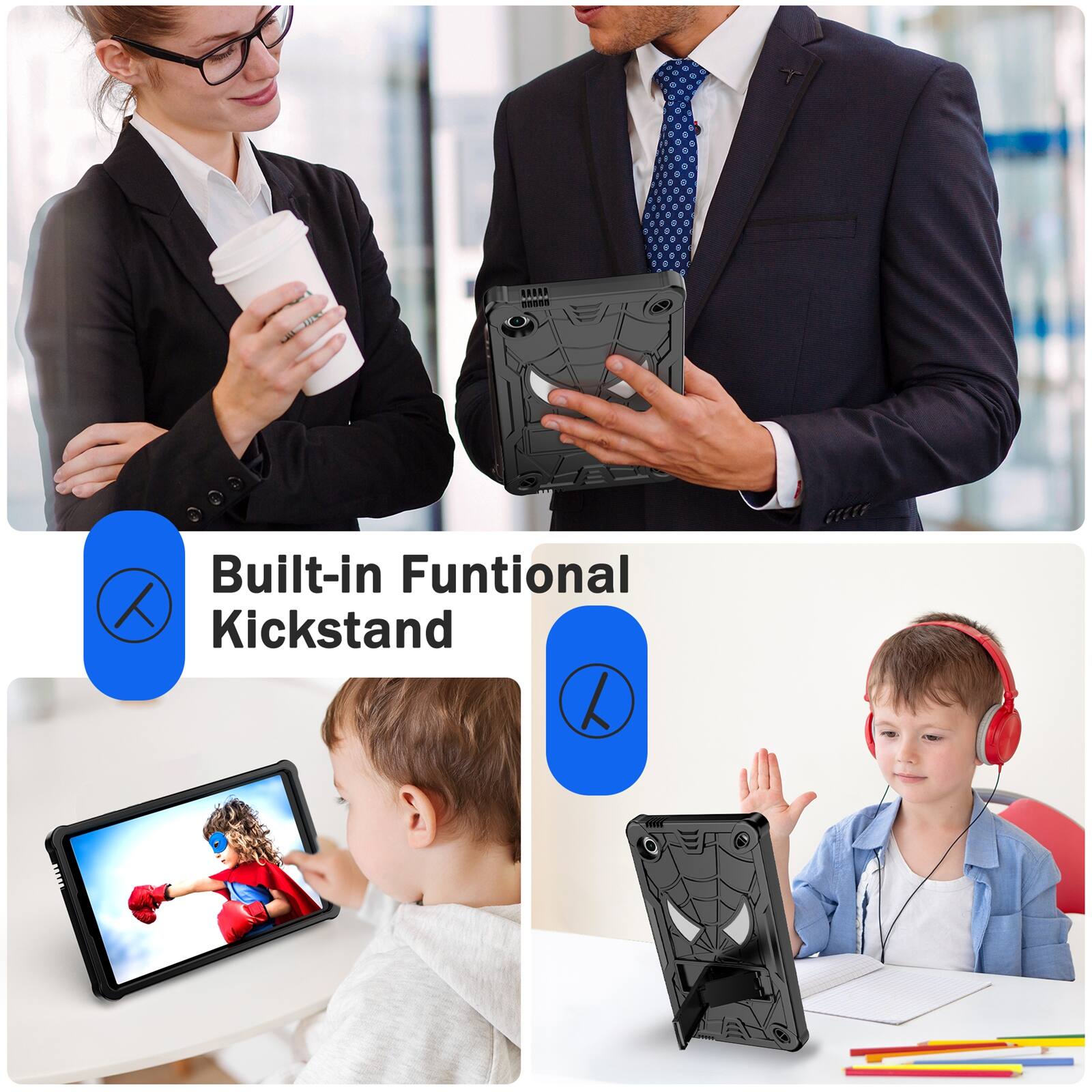 Built-in Functional Kickstand