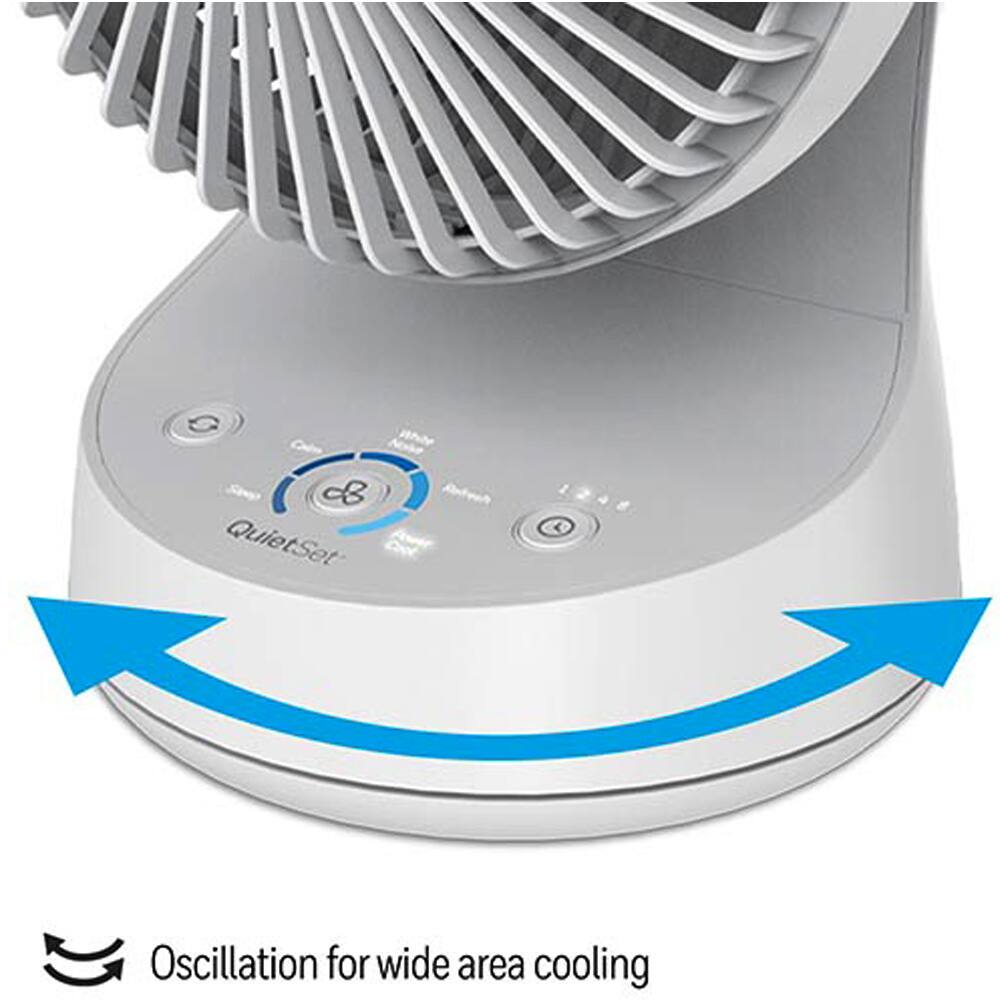 QuietSet  
Oscillation for wide area cooling