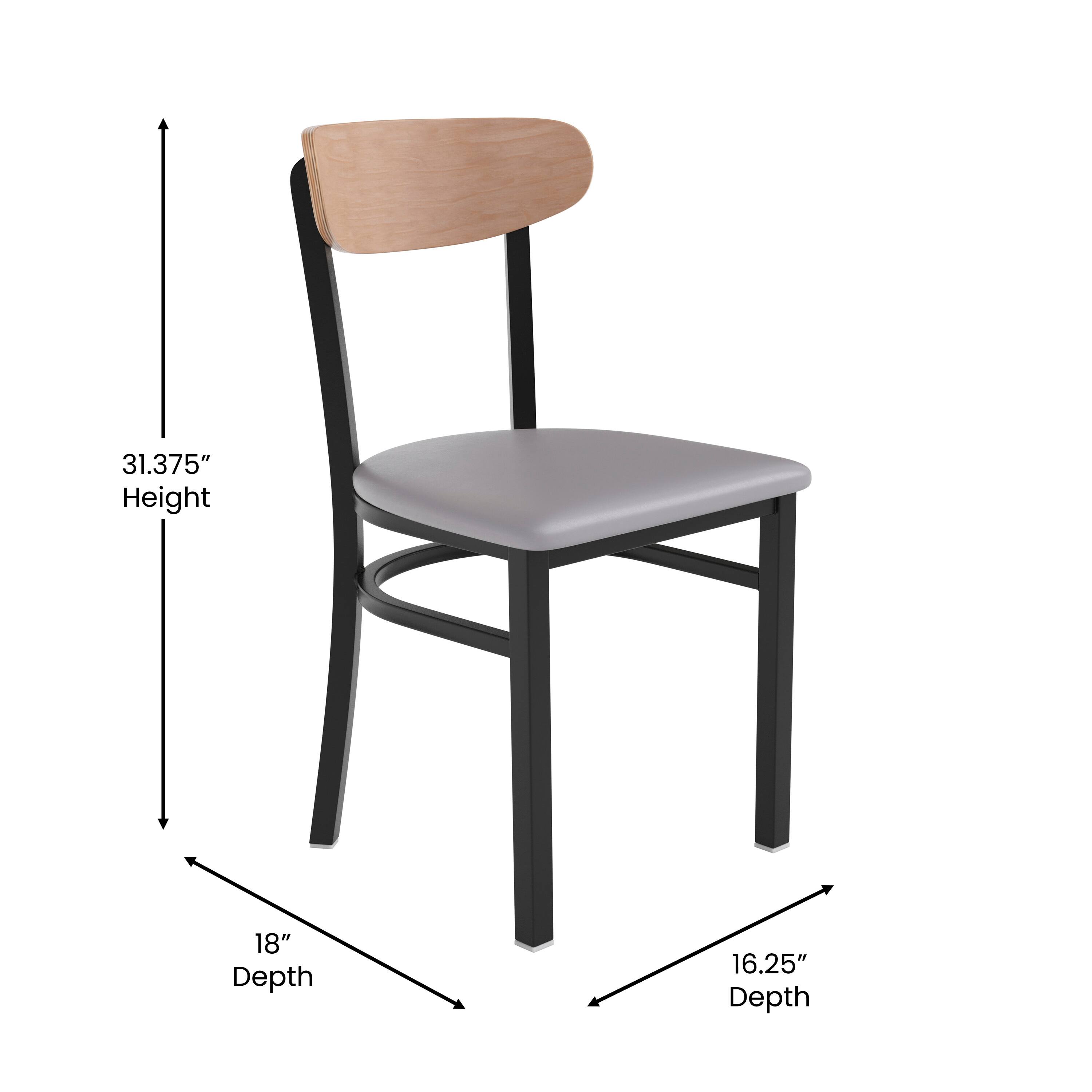 31.375" Height  
18" Depth  
16.25" Depth
