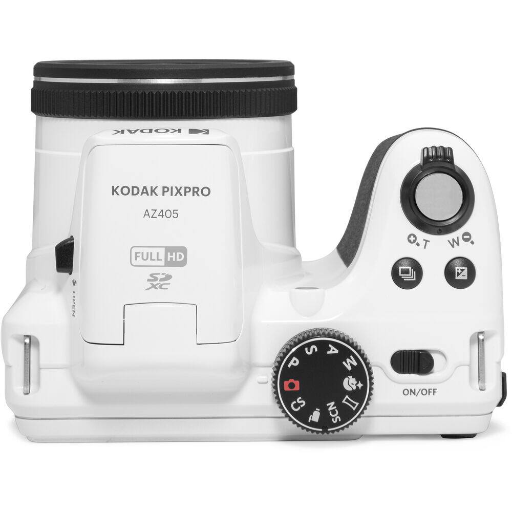 KODAK PIXPRO  
AZ405  
FULL HD  
5X  
OPEN  
ON/OFF  
P  
S  
A  
W  
Q.T  
W.O.  
SCN  
CS  
ND  
S