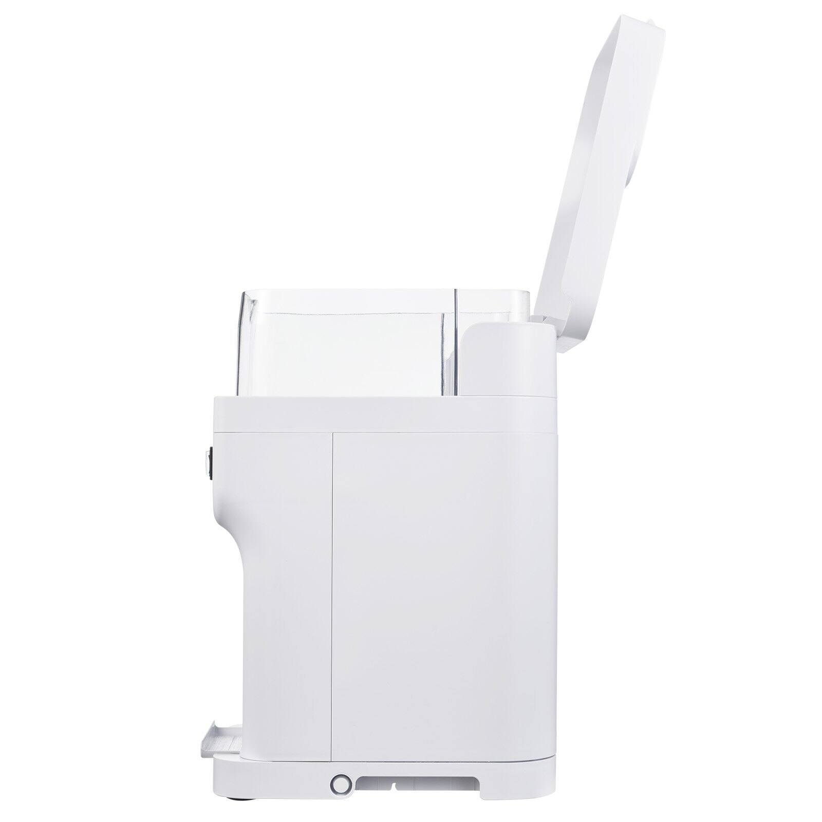 Alt View 10. Glintex - Commercial Electric Ice Shaver 220 lbs/hr, 350W Snow Cone Maker with 8L Ice Box for Parties, Events & Home Use - White.