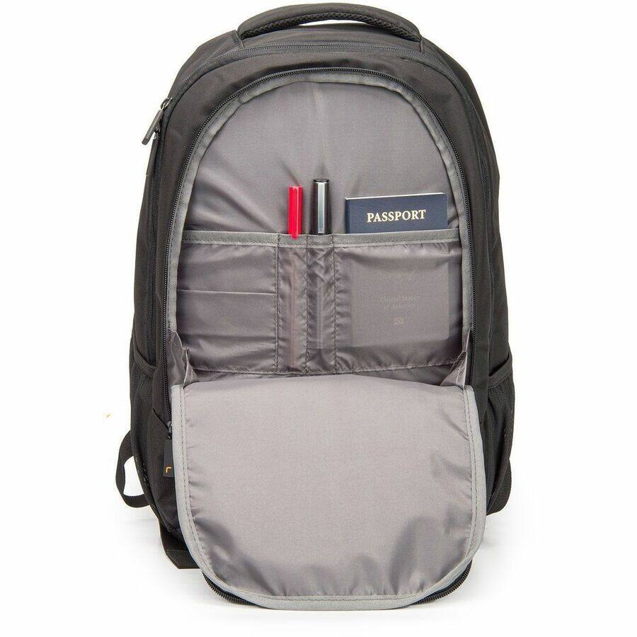 Alt View 7. Rocstor - Rocstor UrbanPro Rugged Carrying Case (Backpack) for 13.3" to 16" Apple, HP, Lenovo, Microsoft, Dell Notebook - Black - Black.