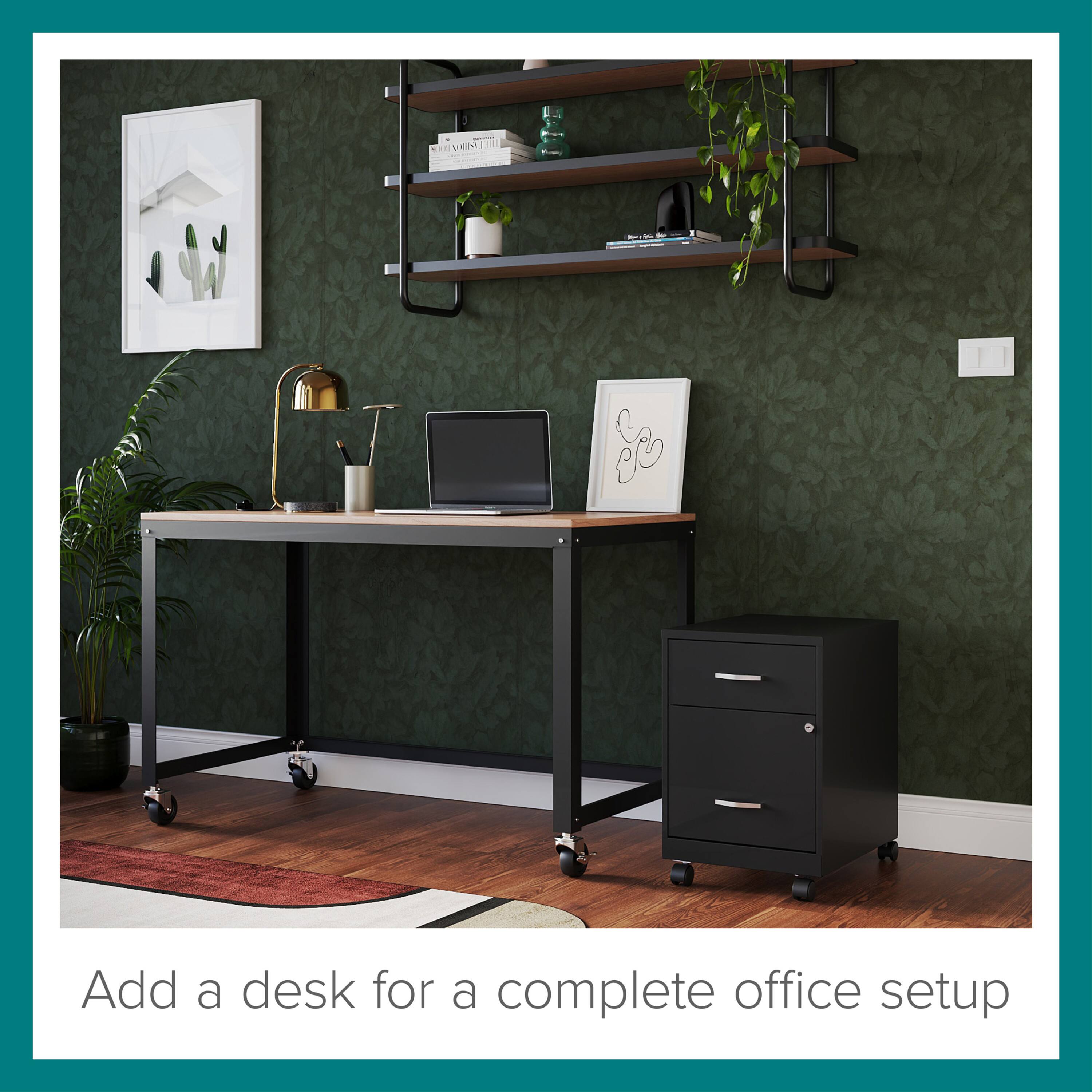 Add a desk for a complete office setup