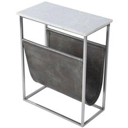 Butler Specialty - Koler Marble & Leather Magazine Table - Off-White