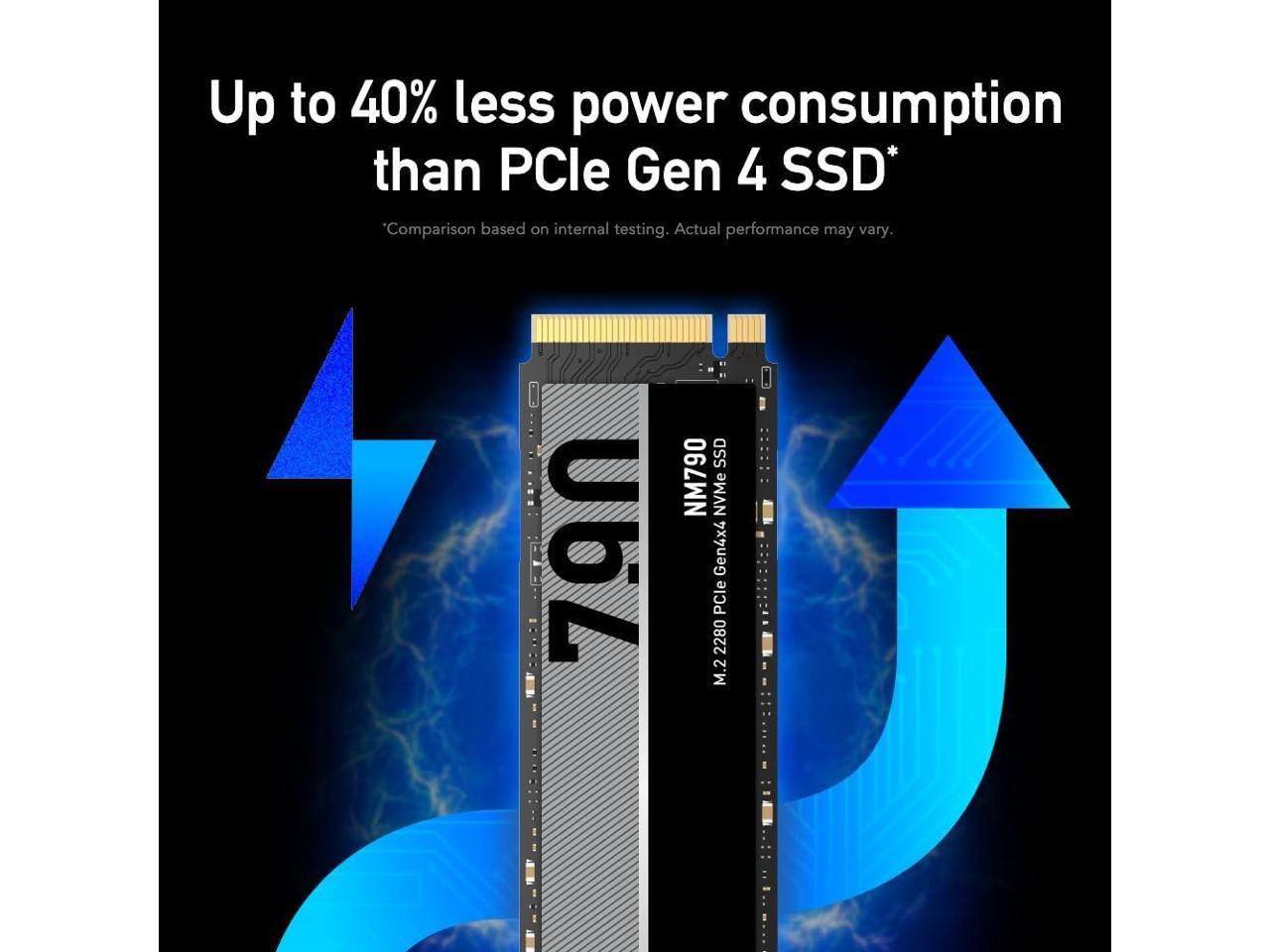 Lexar 2TB NM790 SSD PCIe Gen4 NVMe M.2, 7400/6500 MB/s, PS5