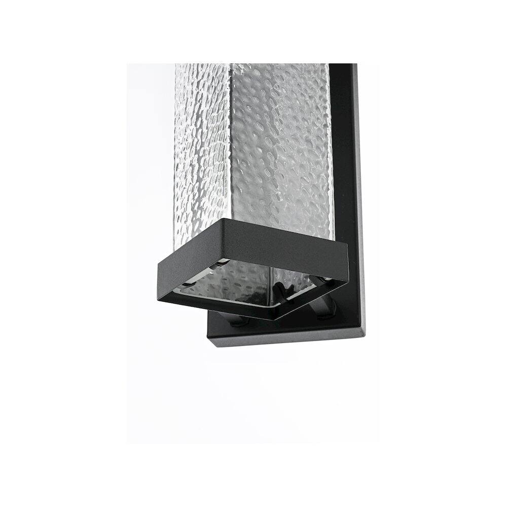 Alt View 1. Elegant Lighting - Swain 7 inch Outdoor Pendant in Black - Black.
