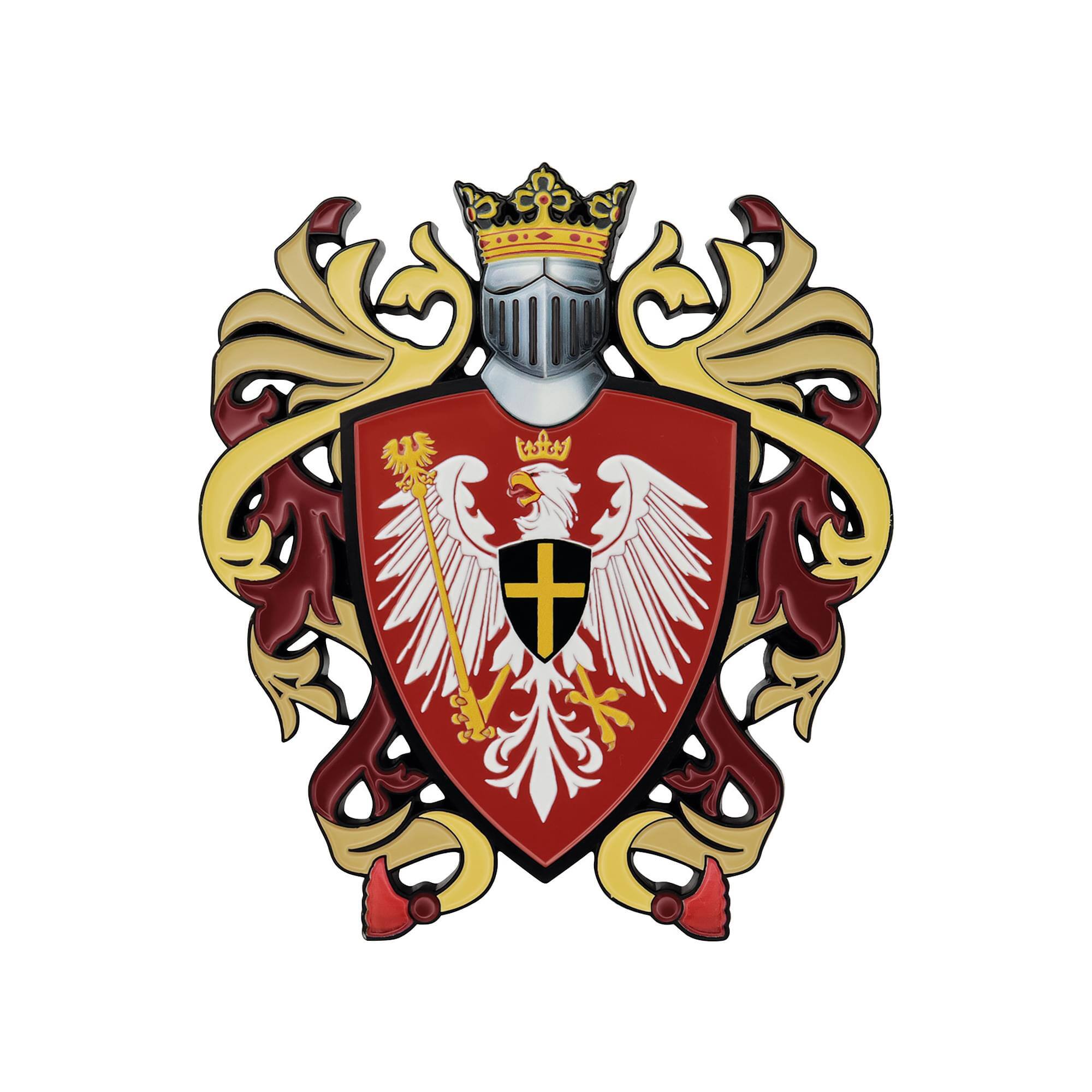 Alt View 10. Fanattik - The Witcher Redania Crest Limited Edition Metal Medallion - Red.