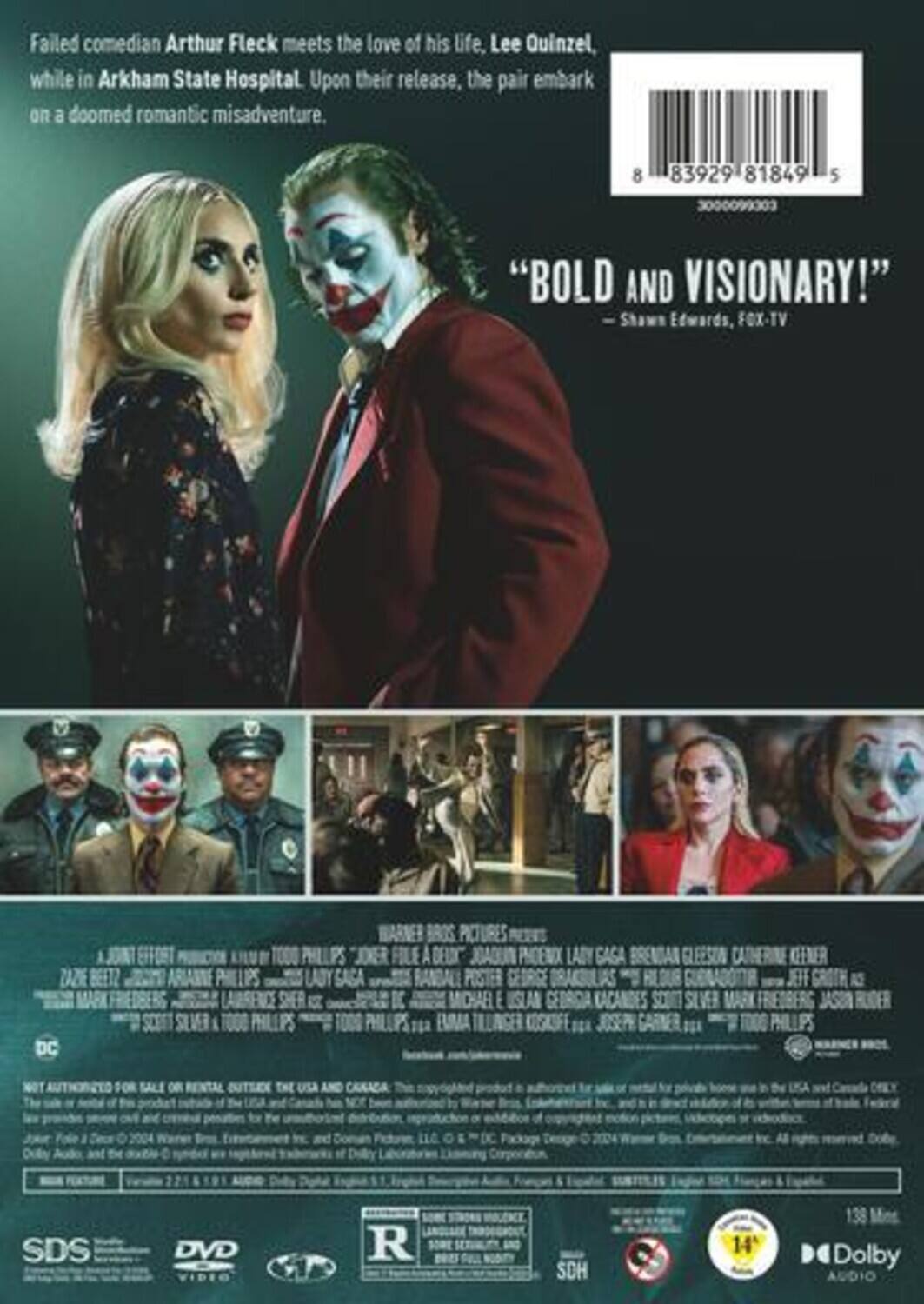 Alt View 1. Joker: Folie A Deux [DVD].