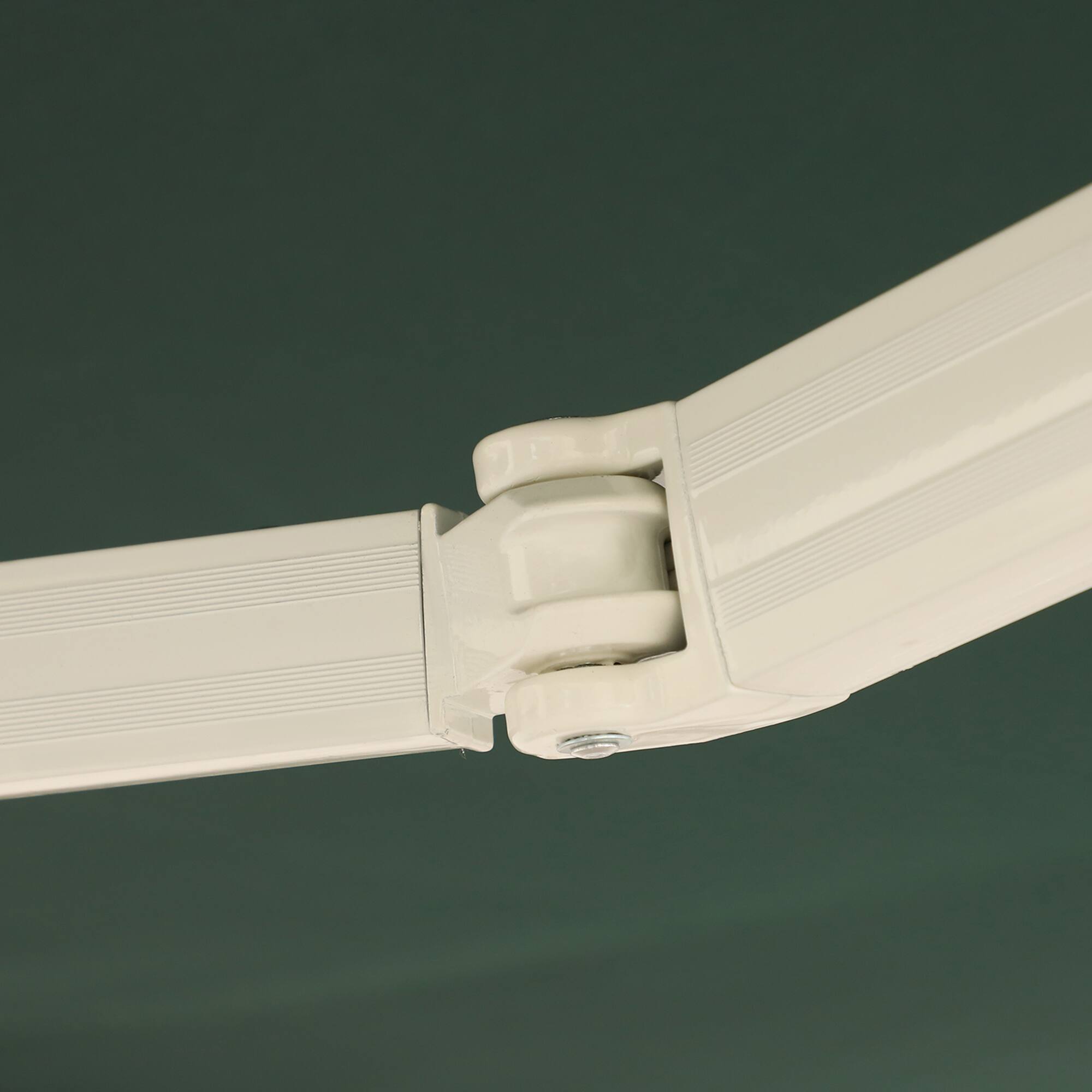 Alt View 7. Outsunny - 10' x 8' Retractable Awning, Patio Awnings, Sunshade Shelter w/ Manual Crank Handle, UV & Water-Resistant Fabric - Green.