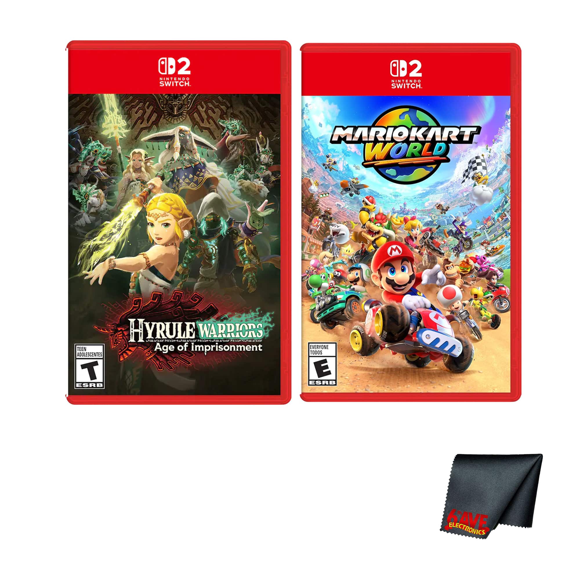 Hyrule Warriors: Age of Imprisonment + Mario Kart World for Switch 2 - Nintendo Switch 2