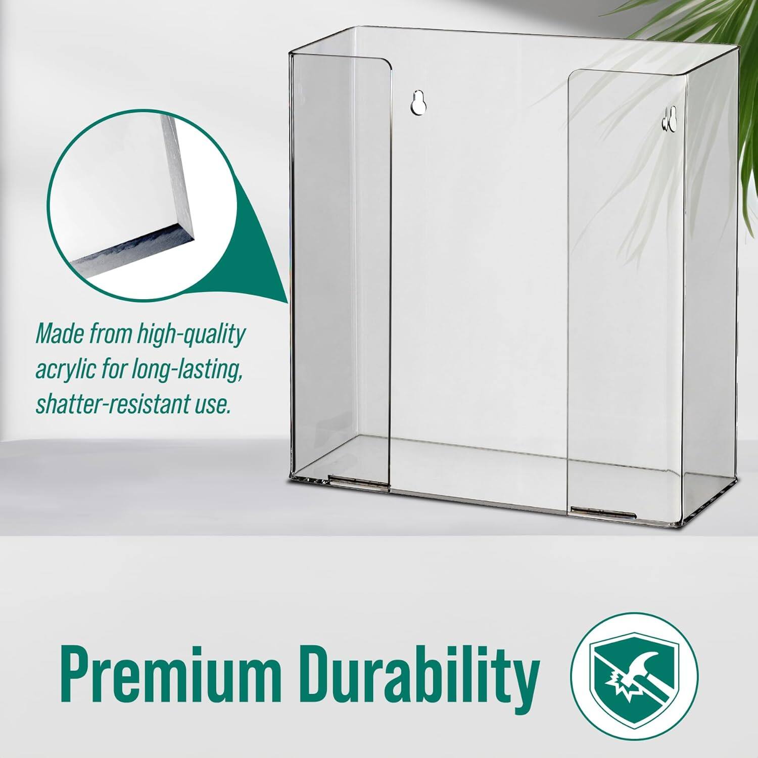 Made from high-quality acrylic for long-lasting, shatter-resistant use. Premium Durability