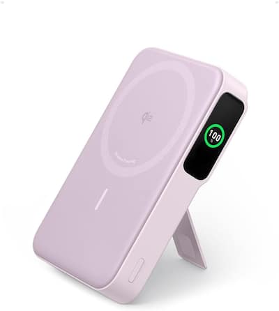 Anker MagGo Power Bank, 15W Ultra Fast MagSafe Compatible Portable Anker MagGo Power Bank, 15W Ultra Fast MagSafe Compatible Portable