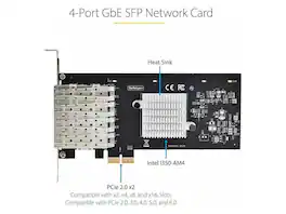StarTech.com - StarTech 4-Port Gigabit Ethernet Card P041GINETWORKCARD