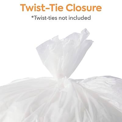 Twist-Tie Closure  
*Twist-ties not included