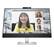 Front. HP - 27" IPS Full HD 5MP Webcam Monitor (HDMI, DisplayPort, USB) - Black.