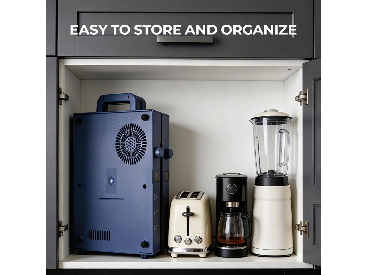 EASY TO STORE AND ORGANIZE