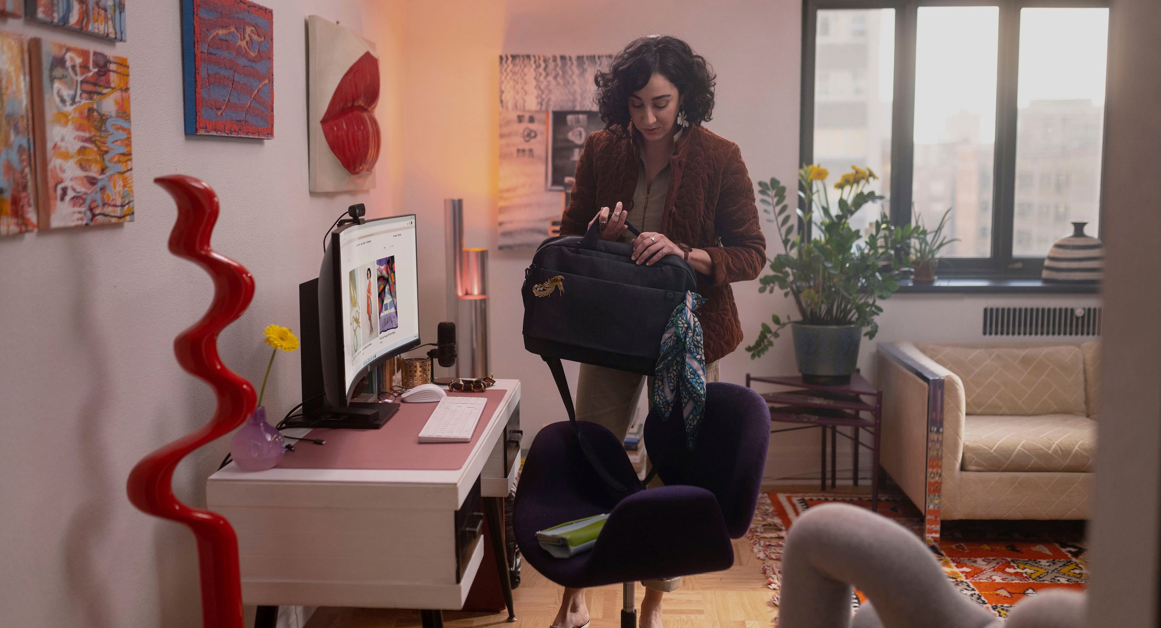 Alt View 18. HP - 320 Full HD 1080p Webcam for Laptops and Chromebooks - Black.