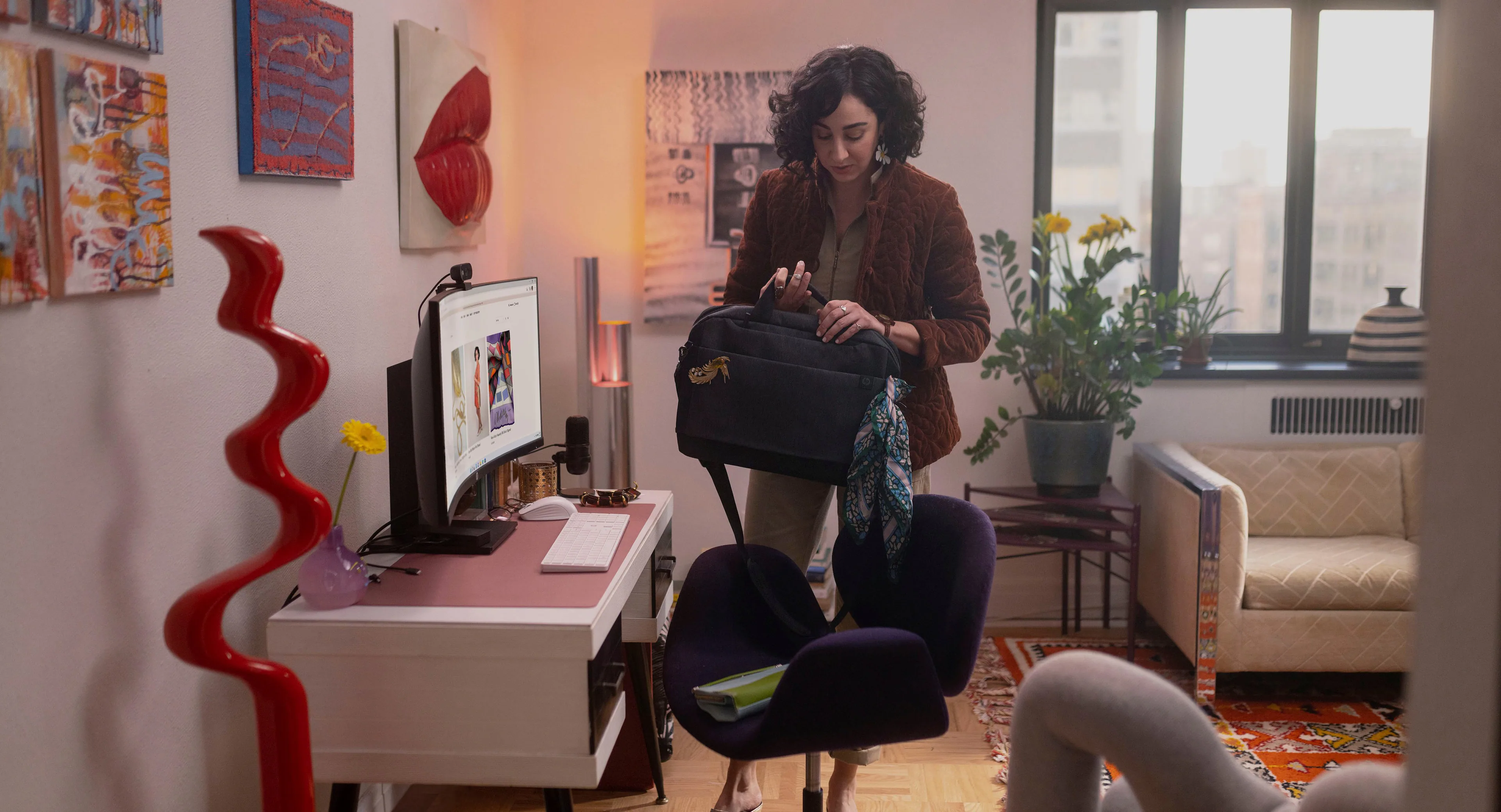 Alt View 18. HP - 320 Full HD 1080p Webcam for Laptops and Chromebooks - Black.