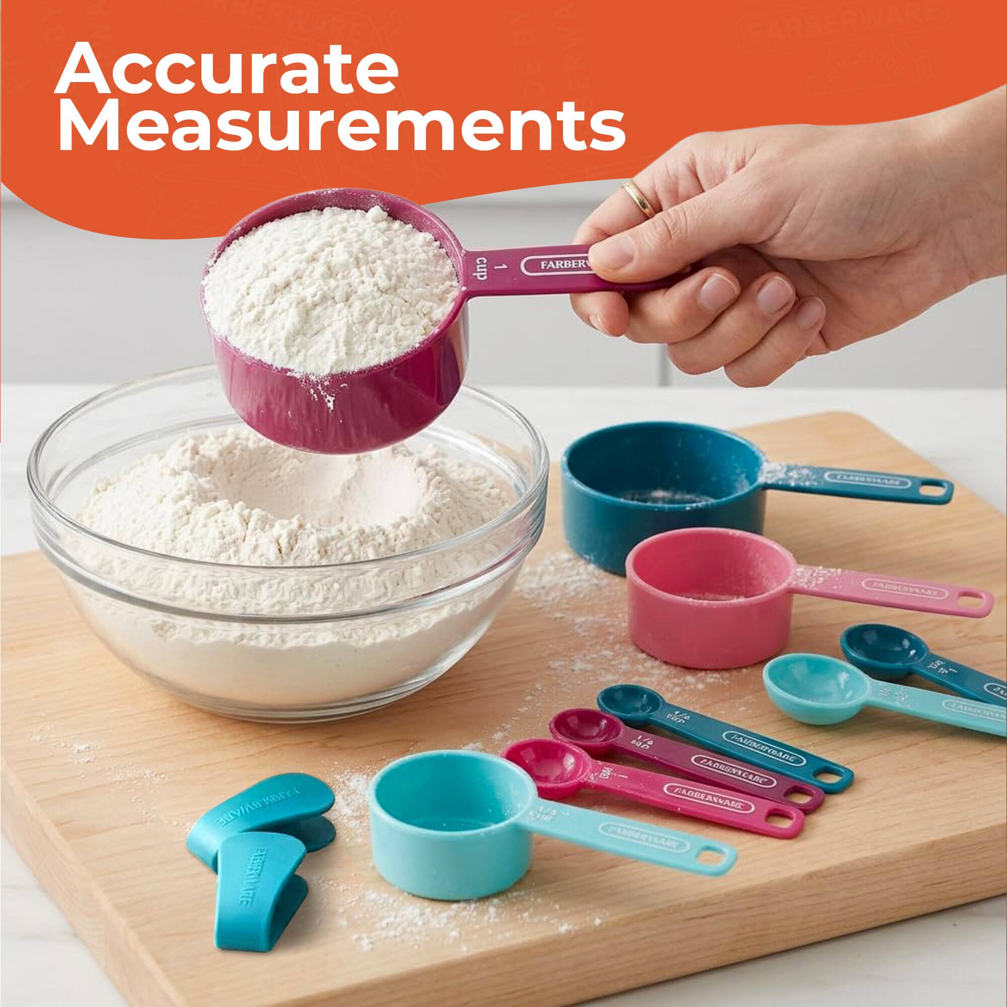 ERWA FARBERWARE Accurate DE Measurements cup - FARBER LEN BENIAWRE PEVERE aadt HAMIR RAYRANC TRADE CERSLAR LAM PADREAYYANT