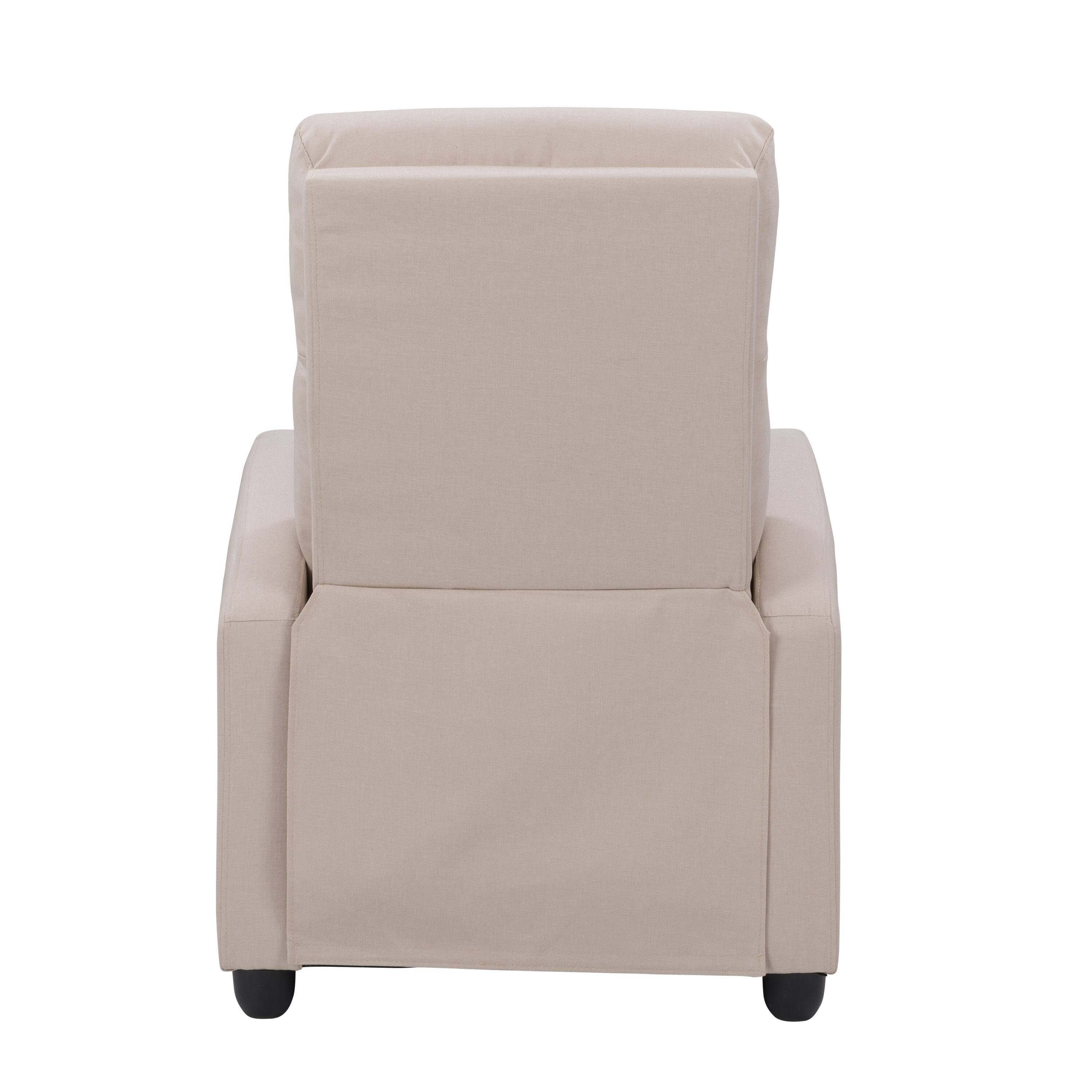Alt View 16. CorLiving - Oren Fabric Recliner - Beige.