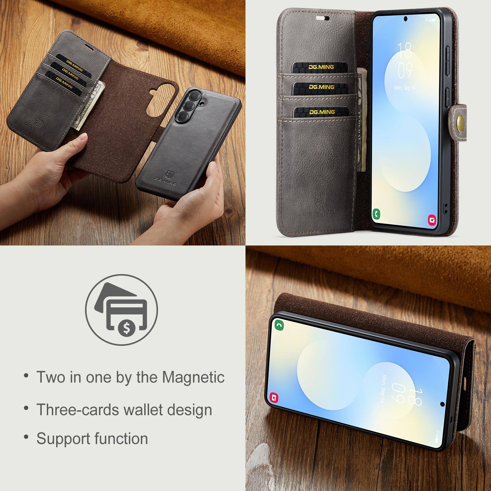 i cN ABs - Joas -A DG.MING DG.MING 18 09 Mon Sep a DG.MING 2A G $ Two in one by the Magnetic Three-cards wallet design Support function