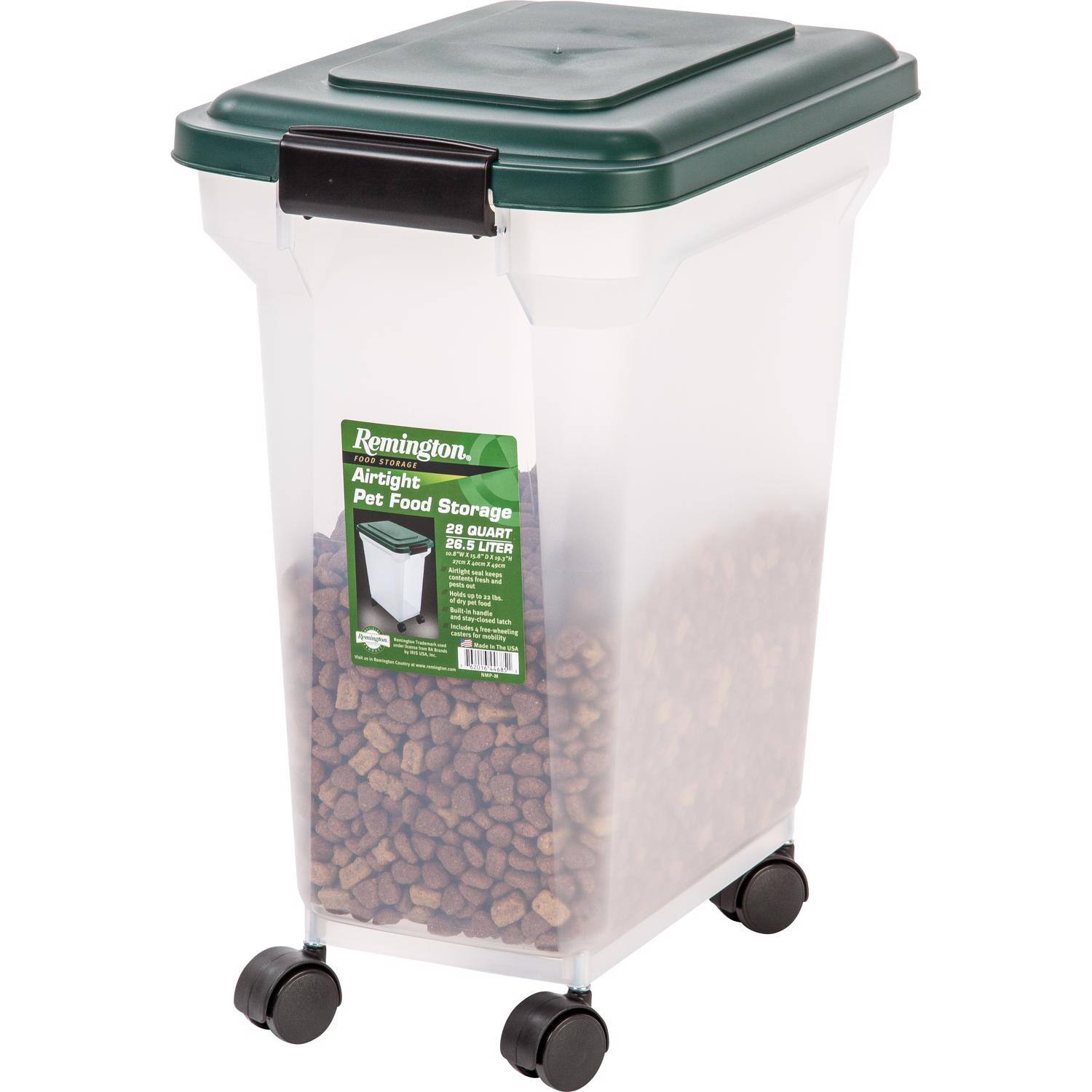 Remington. Airtight Pet Food Storage 28 QUART 28.5 LITER