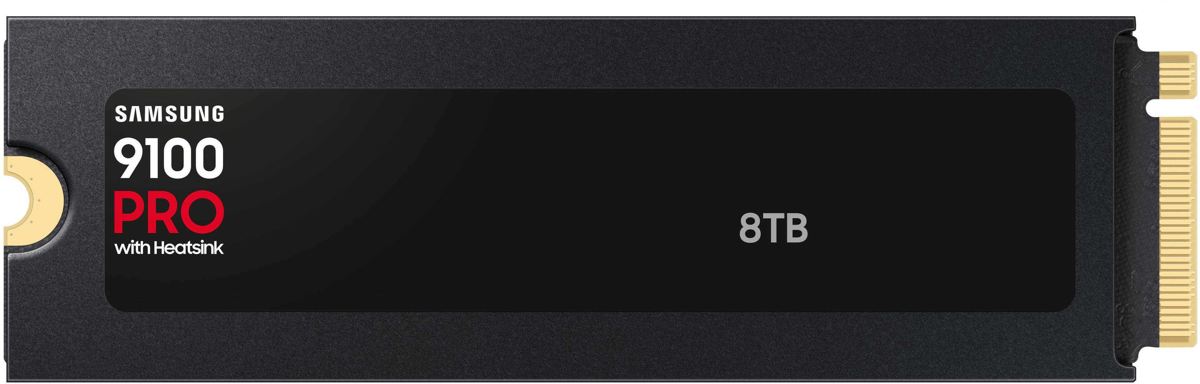 Samsung SSD 9100 PRO with Heatsink 8TB Internal SSD, PCIe