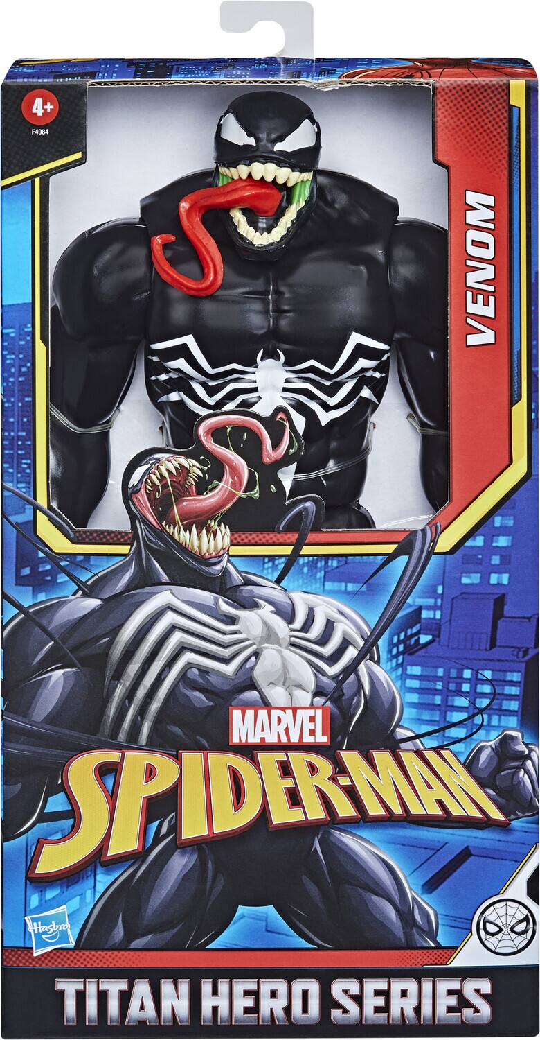 4+ F4984  
VENOM  
MARVEL SPIDER-MAN  
TITAN HERO SERIES