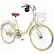 Angle. Topteng - 24 Inch City Cruiser Bike For Adult with Front Basket & Rear Rack High Carbon Steel Frame, Dual Brakes Bicycle Yellow - Yellow.