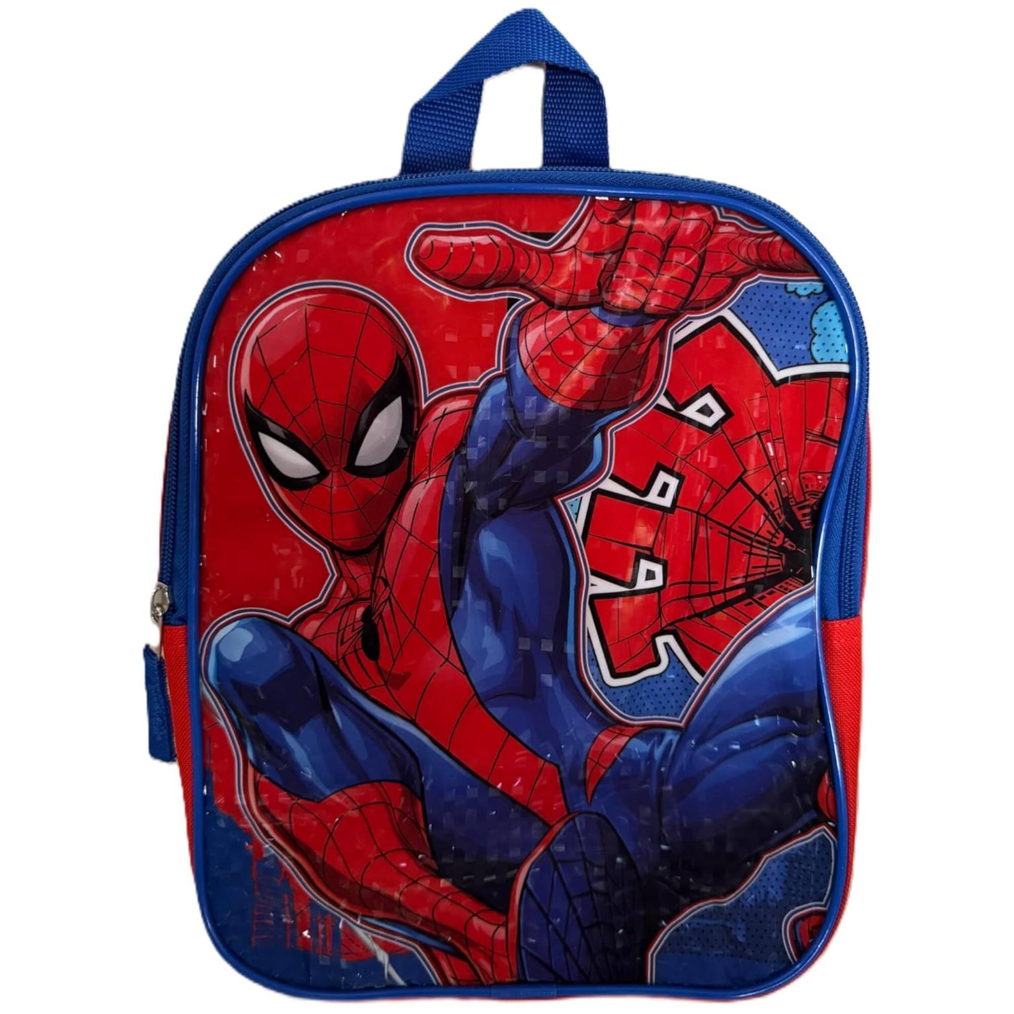 Alt View 3. Marvel - Fast Forward Spiderman 10 Inch Small Mini Backpack for Boys, Lightweight Toddler Backpack for School - Assorted Pre-Pack.