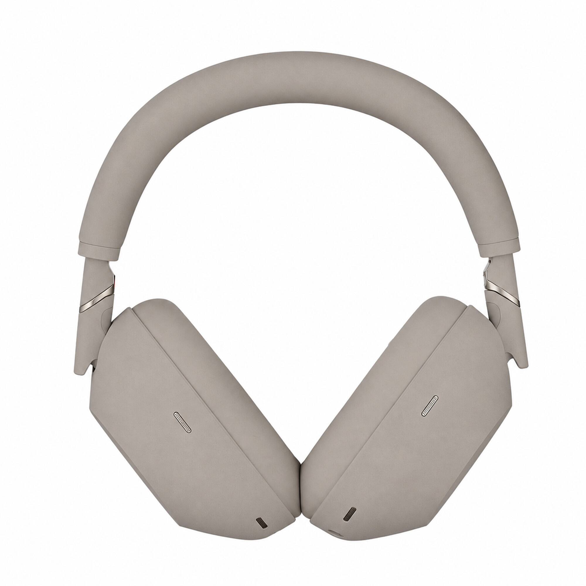 Alt View 6. Sony - Sony WH-1000XM6 Wireless Noise Canceling Overhead Headphones (Sandstone) - Bundle.