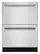 Front. KitchenAid - 4.40 Cu. Ft. Built-In Mini Fridge with Double-Drawer Refrigerator - Stainless Steel.