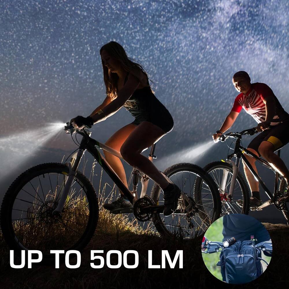 Alt View 4. Schertz - 500 Lumen Mini Flashlight – Rechargeable USB-C, Magnetic, 5 Light Modes.