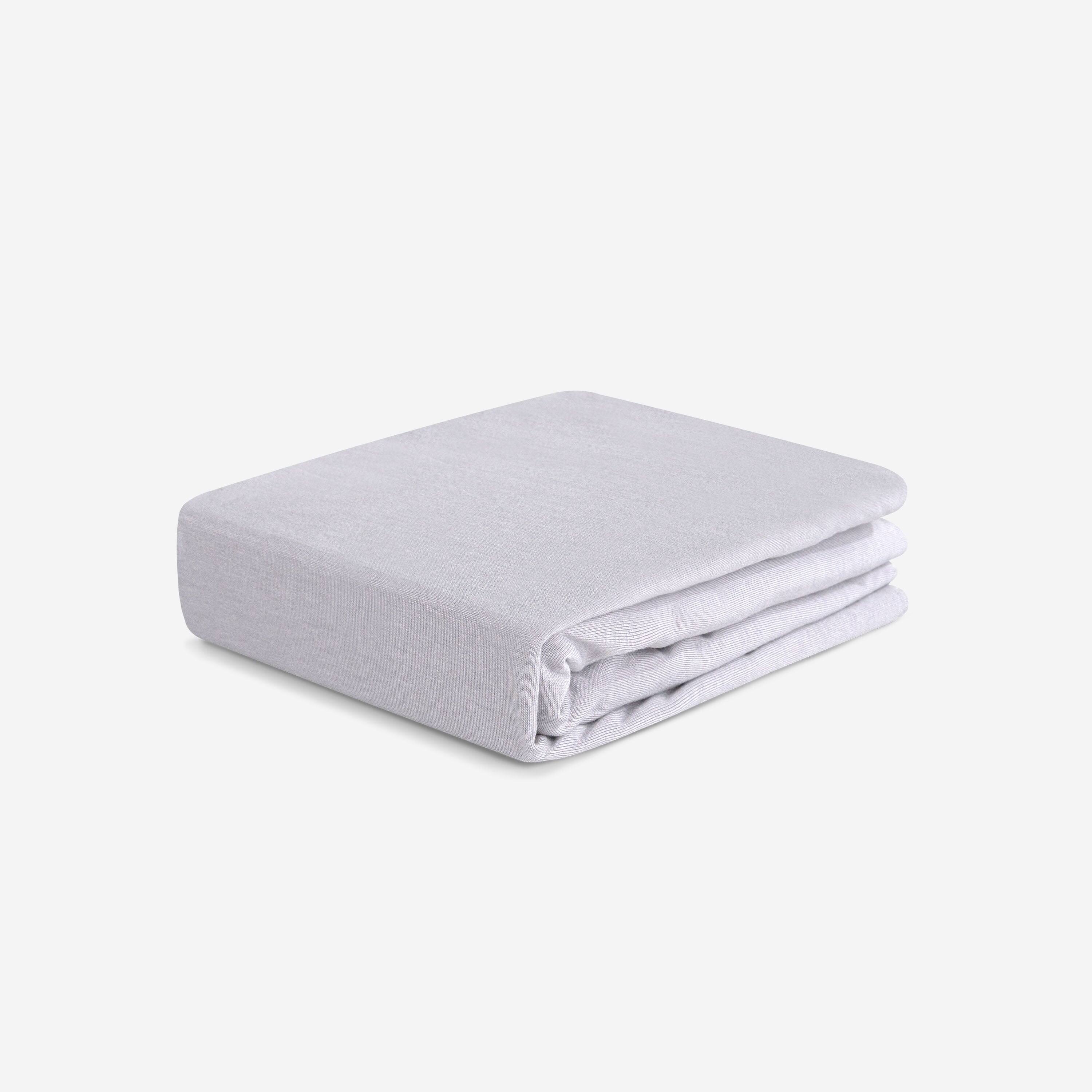 Alt View 2. Bedgear - Hyper-Wool Performance® Crib Sheet - Baby Light Grey, Crib/toddler - baby-light-grey.