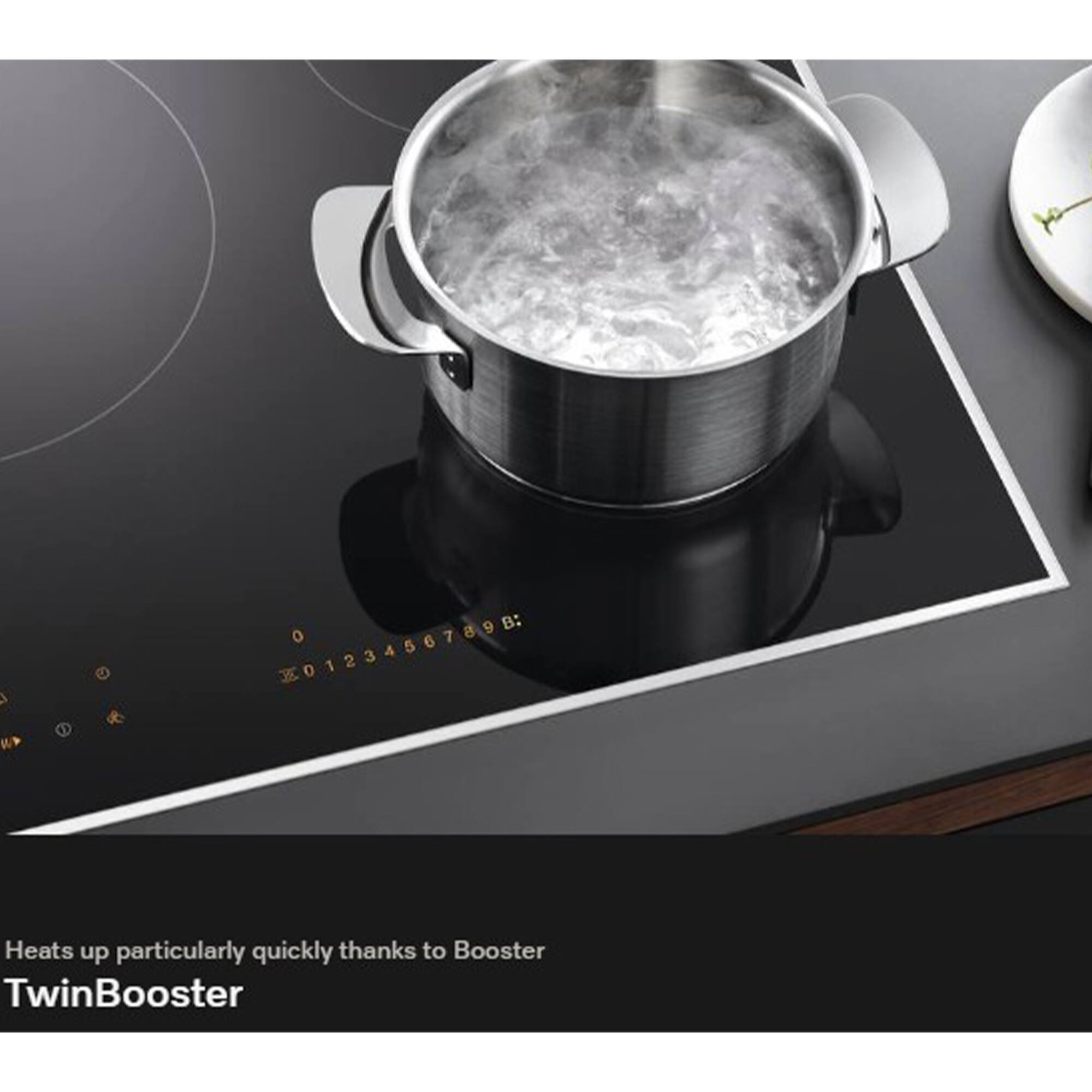 B: 0 Z012345678983 2 3

Heats up particularly quickly thanks to Booster TwinBooster