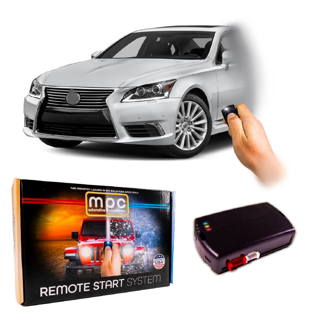 MPC - OEM Activated Remote Starter For 2007-2014 Lexus LS460 Gas - Push-to-Start - Black
