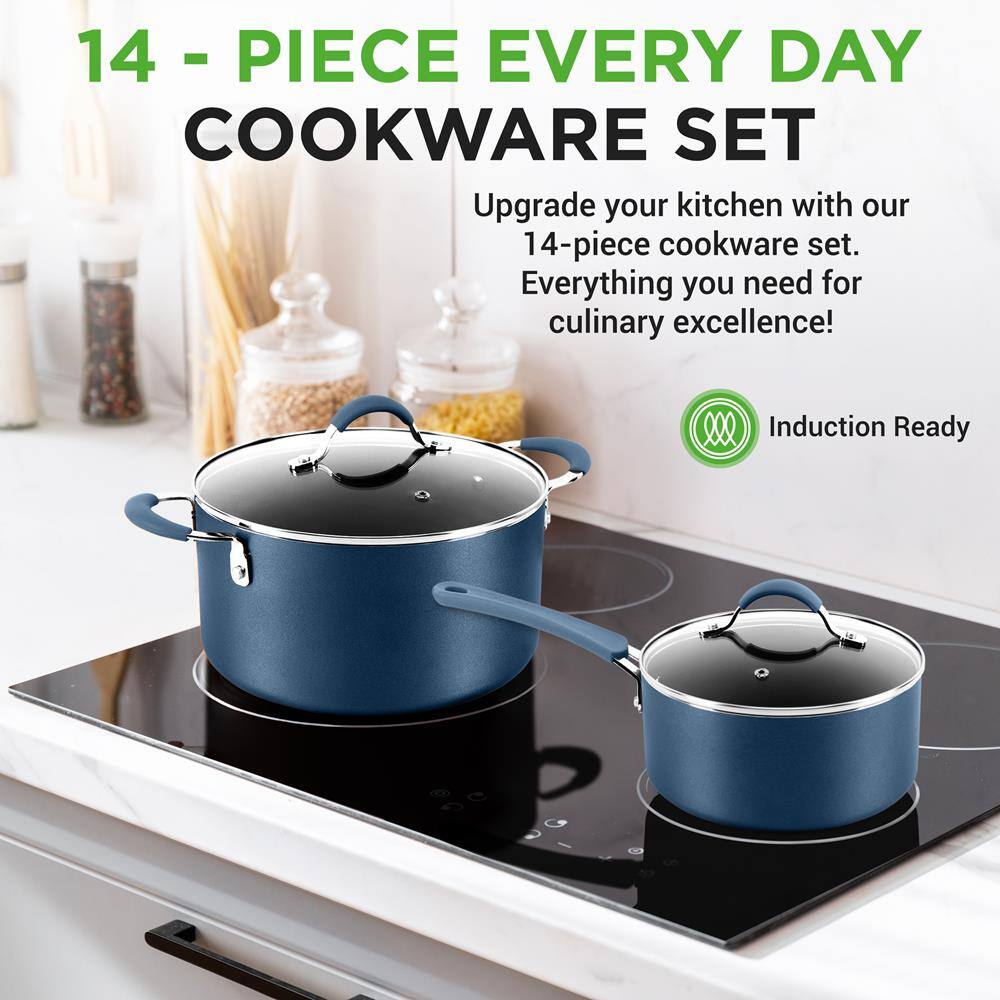 14 - PIECE EVERY DAY COOKWARE SET

Upgrade your kitchen with our 14-piece cookware set. Everything you need for culinary excellence!

Induction Ready