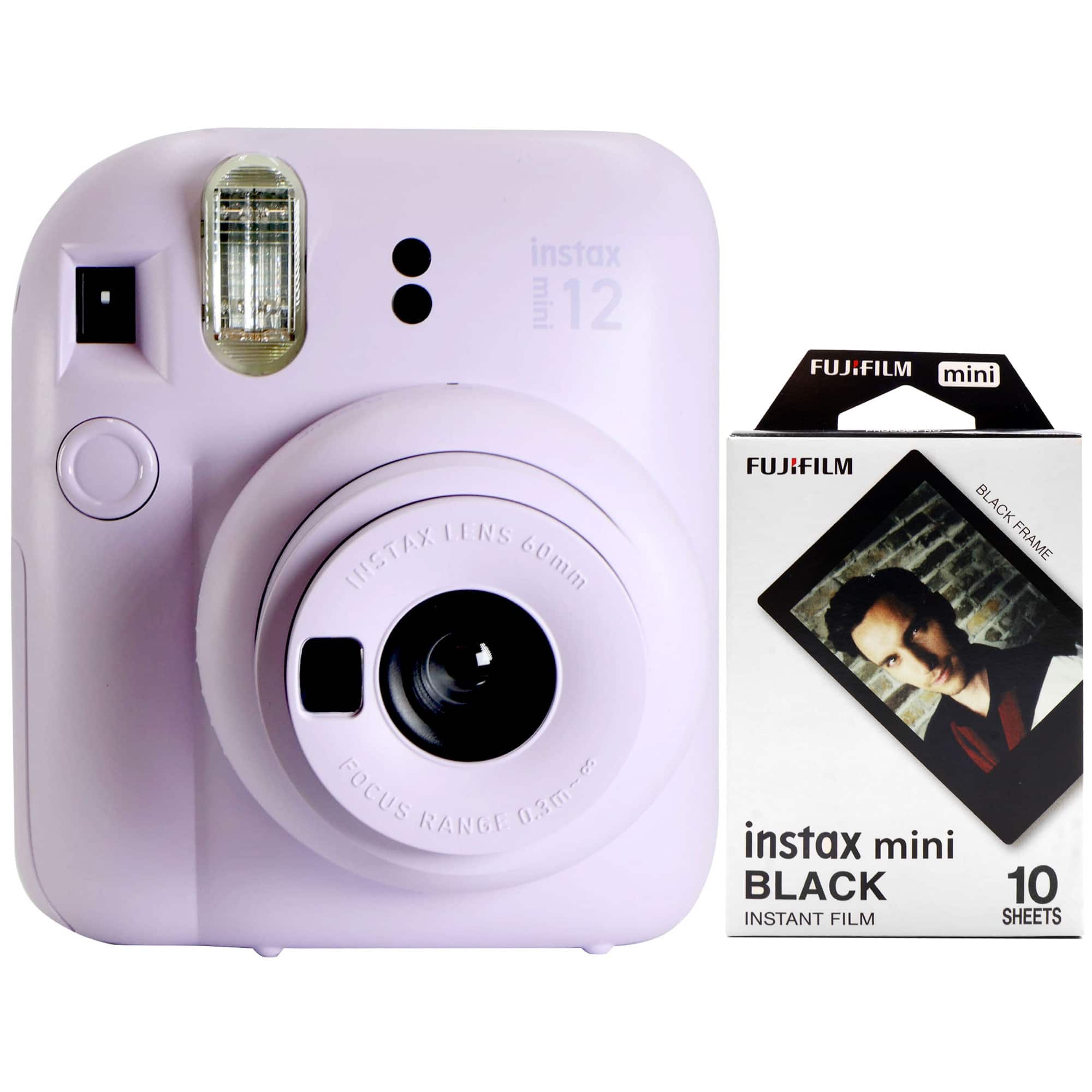 Fujifilm - INSTAX MINI 12 Instant Film Camera Instant Film (Black) - Lilac Purple price history on PriceWatchPro