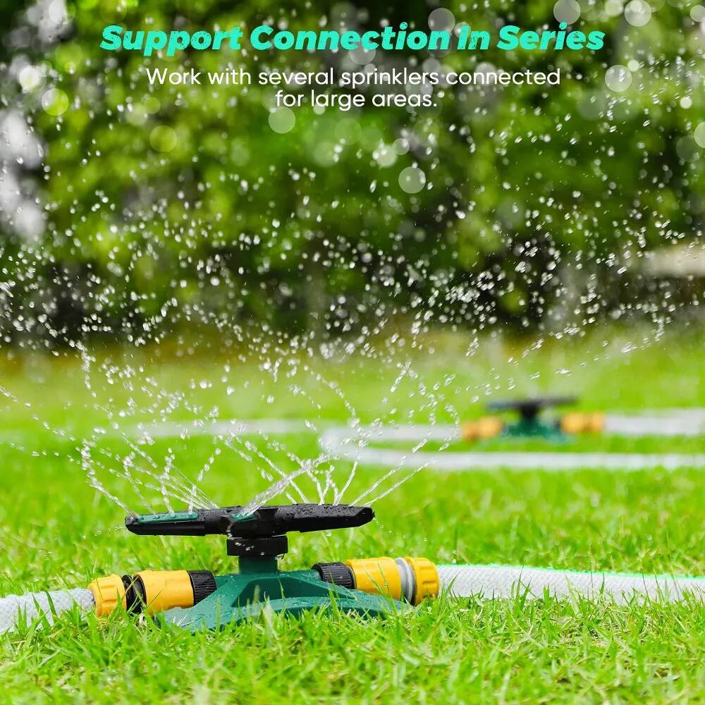 Support Connection In Series  
Work with several sprinklers connected for large areas.
